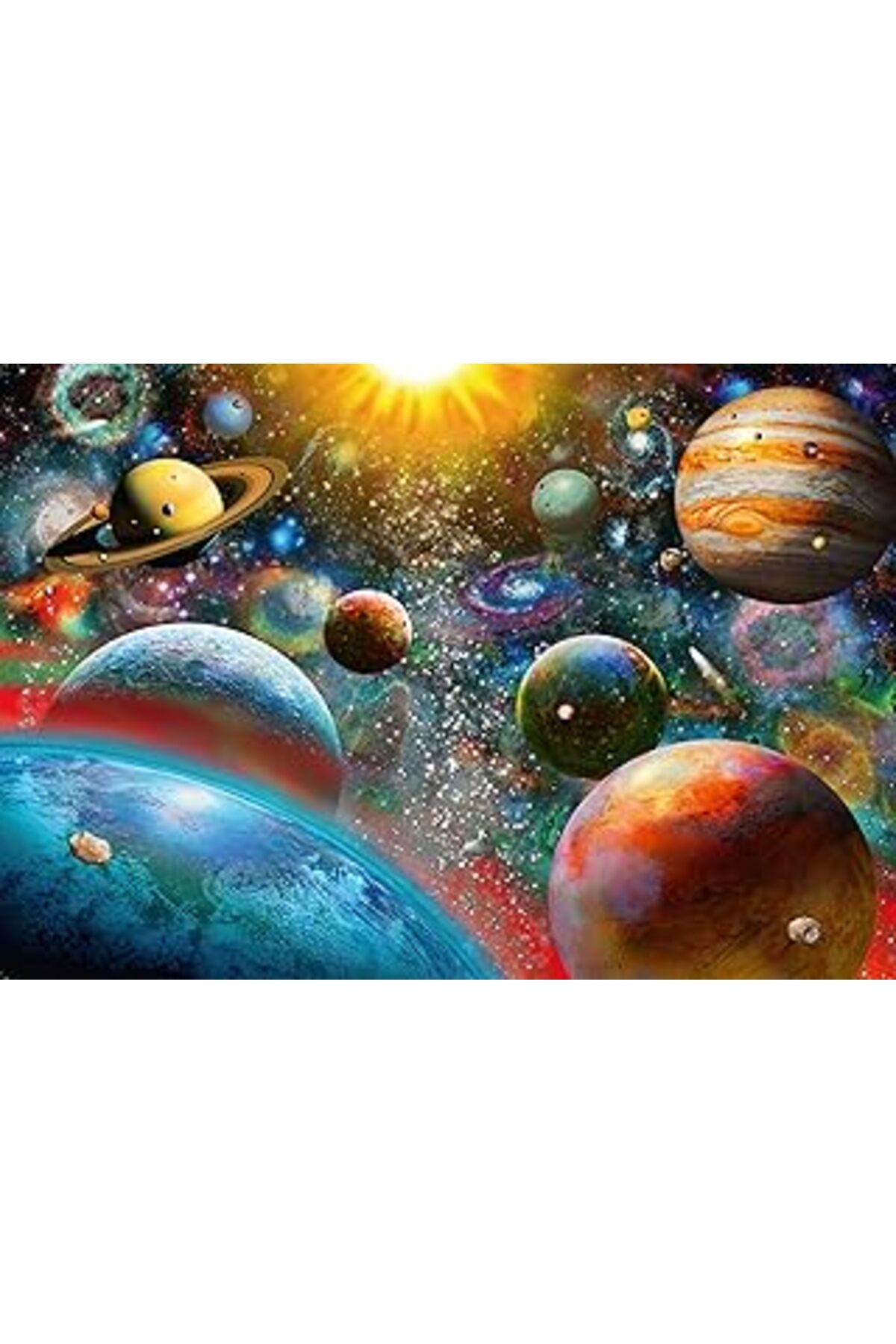 Qedii Ravensburger 1000 Parçalı Puzzle Gezegenler, Yapboz