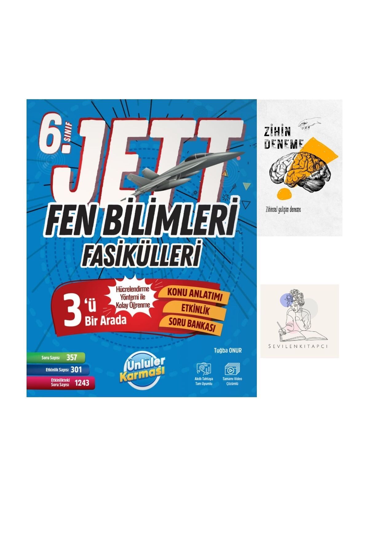 Ünlüler Karması ÜNLÜLER KARMASI 6.SINIF FEN BİLİMLERİ JETT FASİKÜL KONU ANLATIM+ZİHİNDENEME+ÜK221