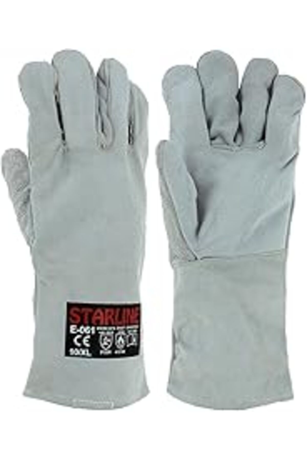 Karachil Starline E-061 Gri Kaynak Eldiveni No:10