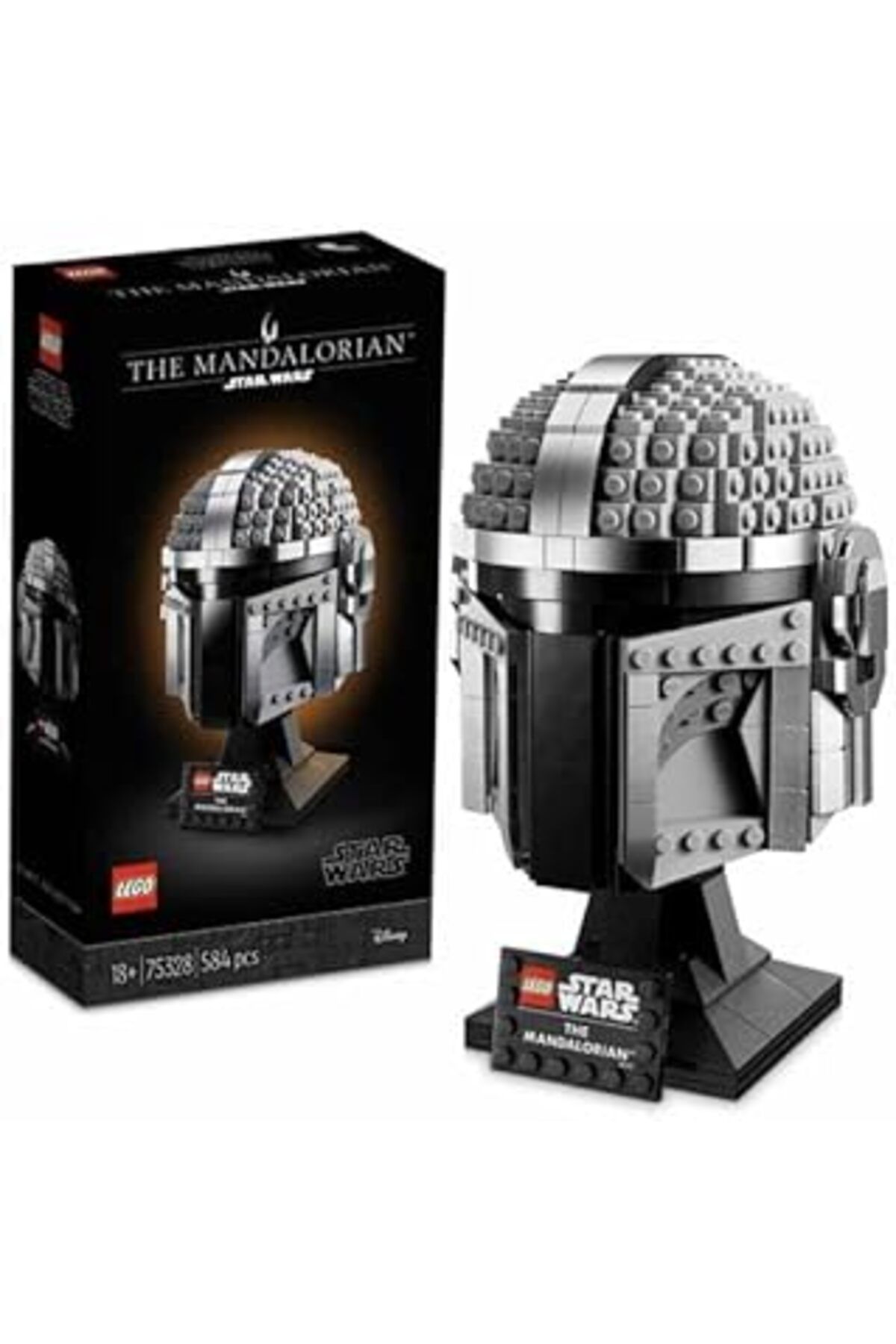 Qedii Lego® Star Wars™ Mandalorian™ Kaskı 75328 - Yetişkinler Için Koleksiyonluk Sergileme Modeli Yapım S