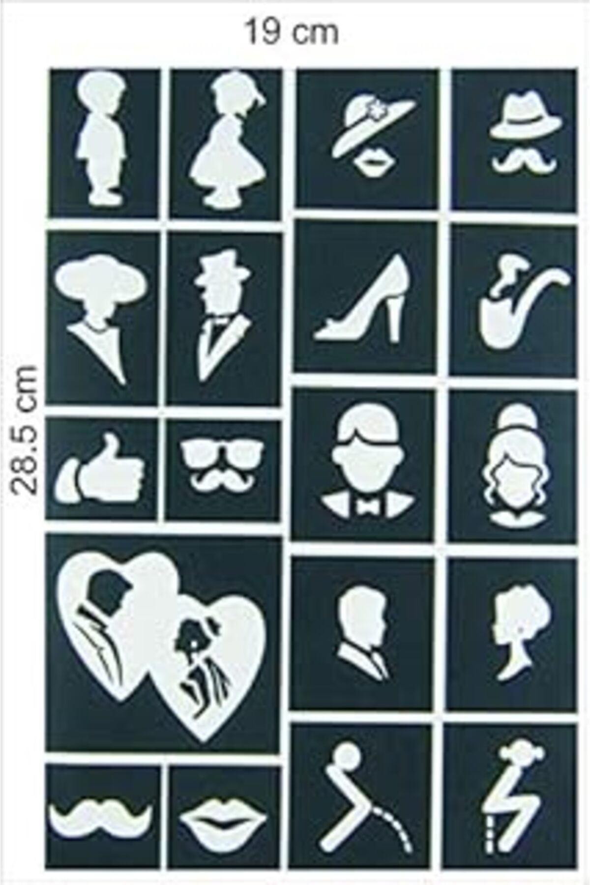 Karachil Camdoku Sticker 19 Parça