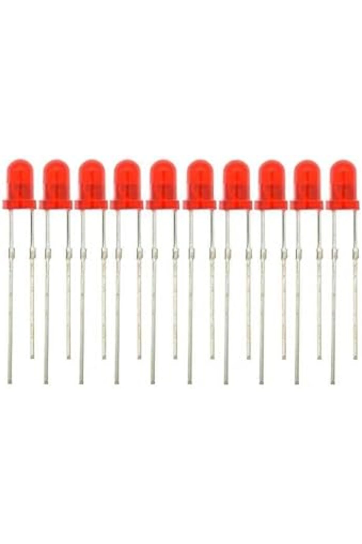 Karachil Sanec Kırmızı Led - 3Mm - 10 Adet