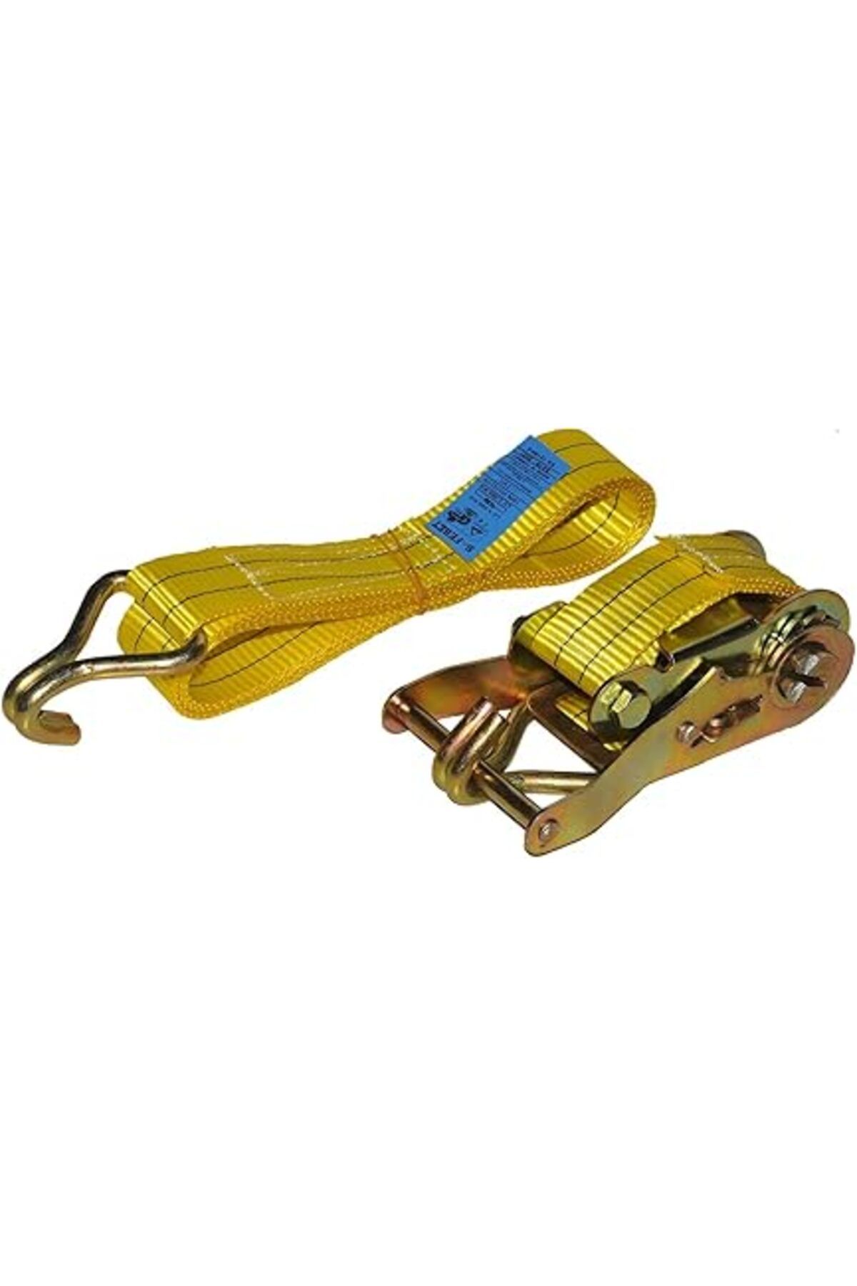 Karachil Apera Safeset Sg40 35Mm 1,5 İnç Spanzet 6 Mt 1000-2000Dan 8 Mm Çift J Kanca 1.1 Yük Gerdirme Halatı