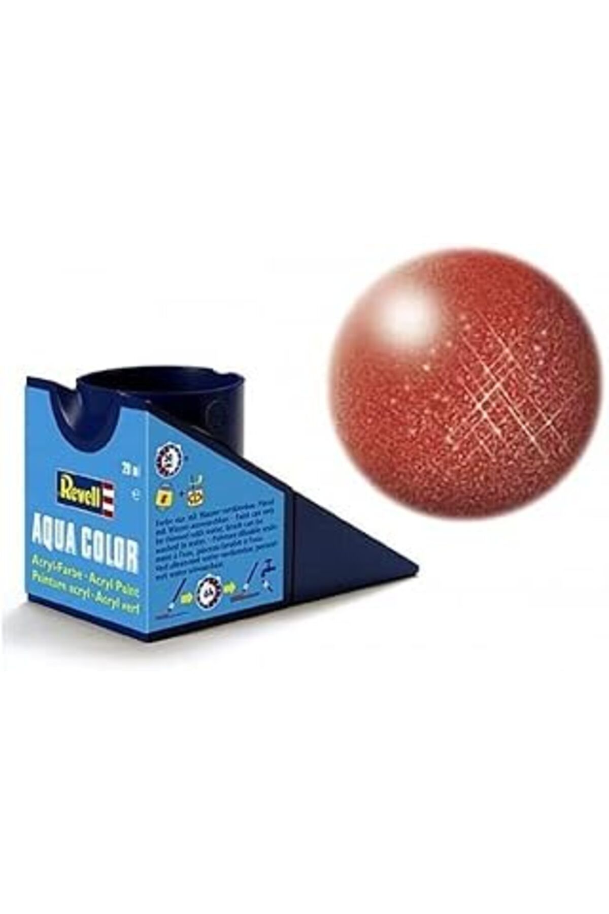 Karachil Revell - Su Bazlı Maket Boyası Bronz Metalik 18 Ml (36195)