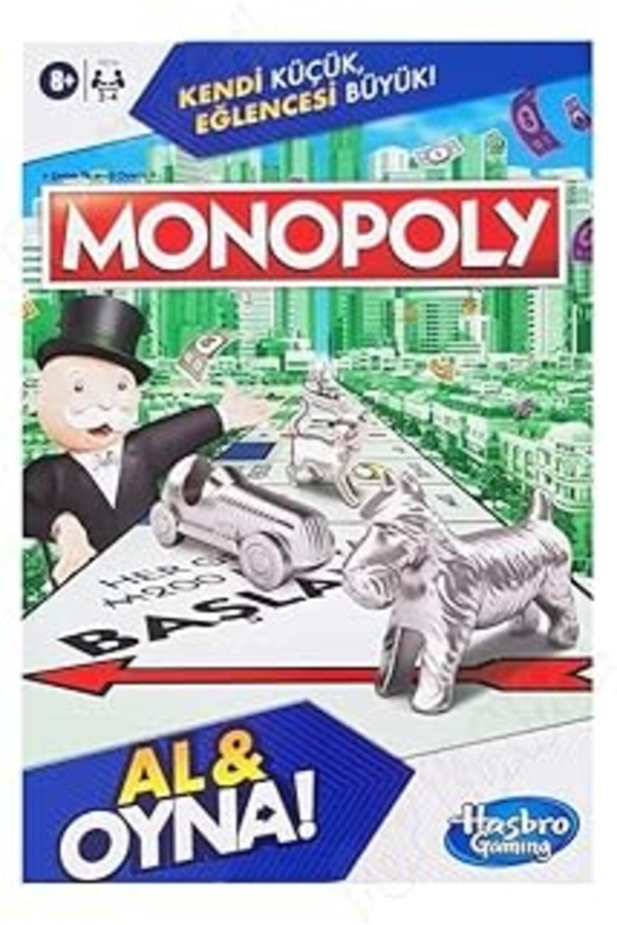 Qedii Monopoly Al & Oyna Oyunu, 2-4 Oyuncu Için Taşınabilir Oyun, Çocuklar Için Seyahat Oyunu