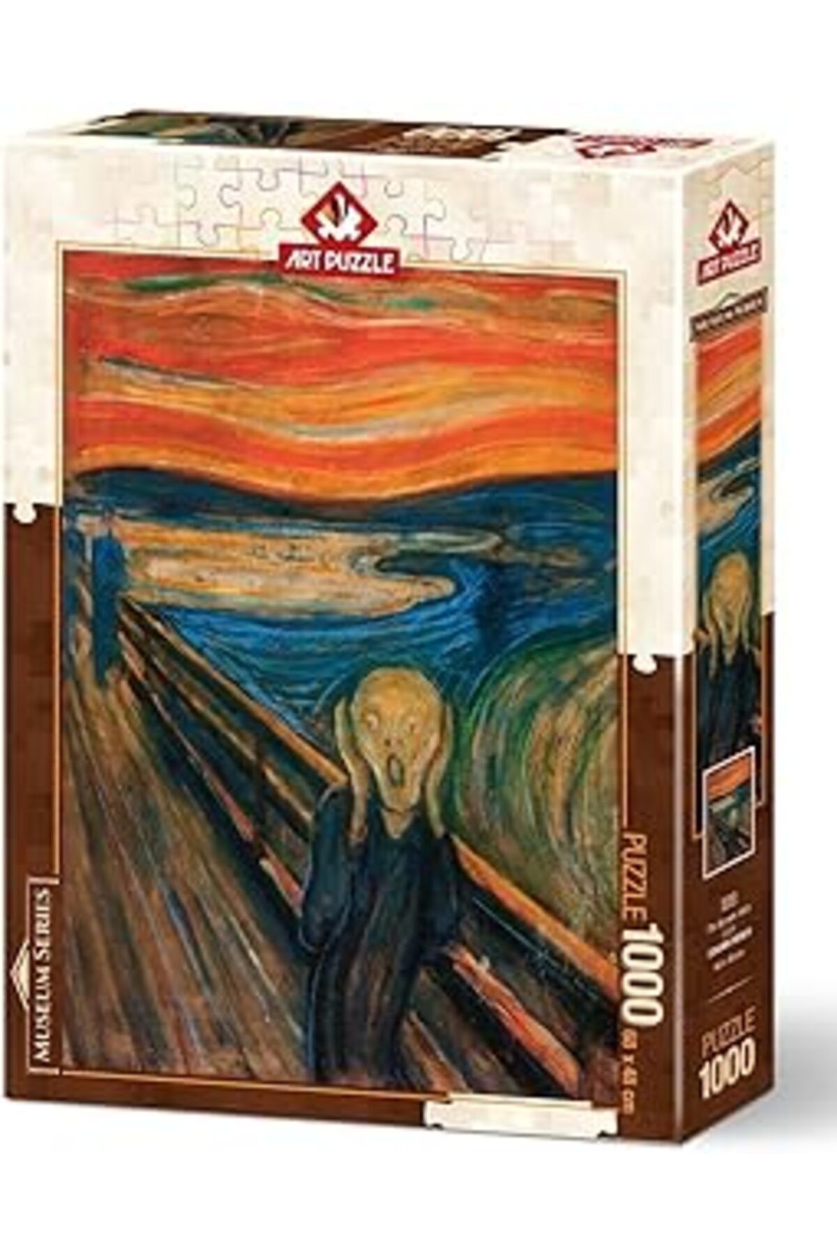 Qedii Art Puzzle Çığlık, 1893 1000 Parça Puzzle
