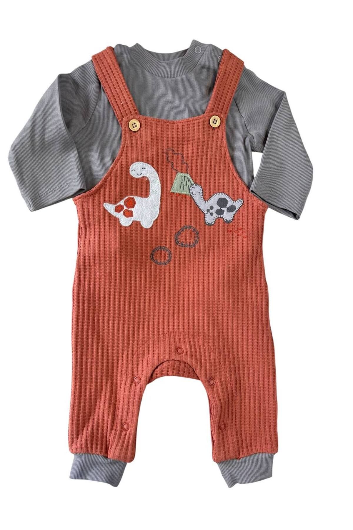 WOWOKİDS TAKIM SALOPET WAFFLE+COTTON