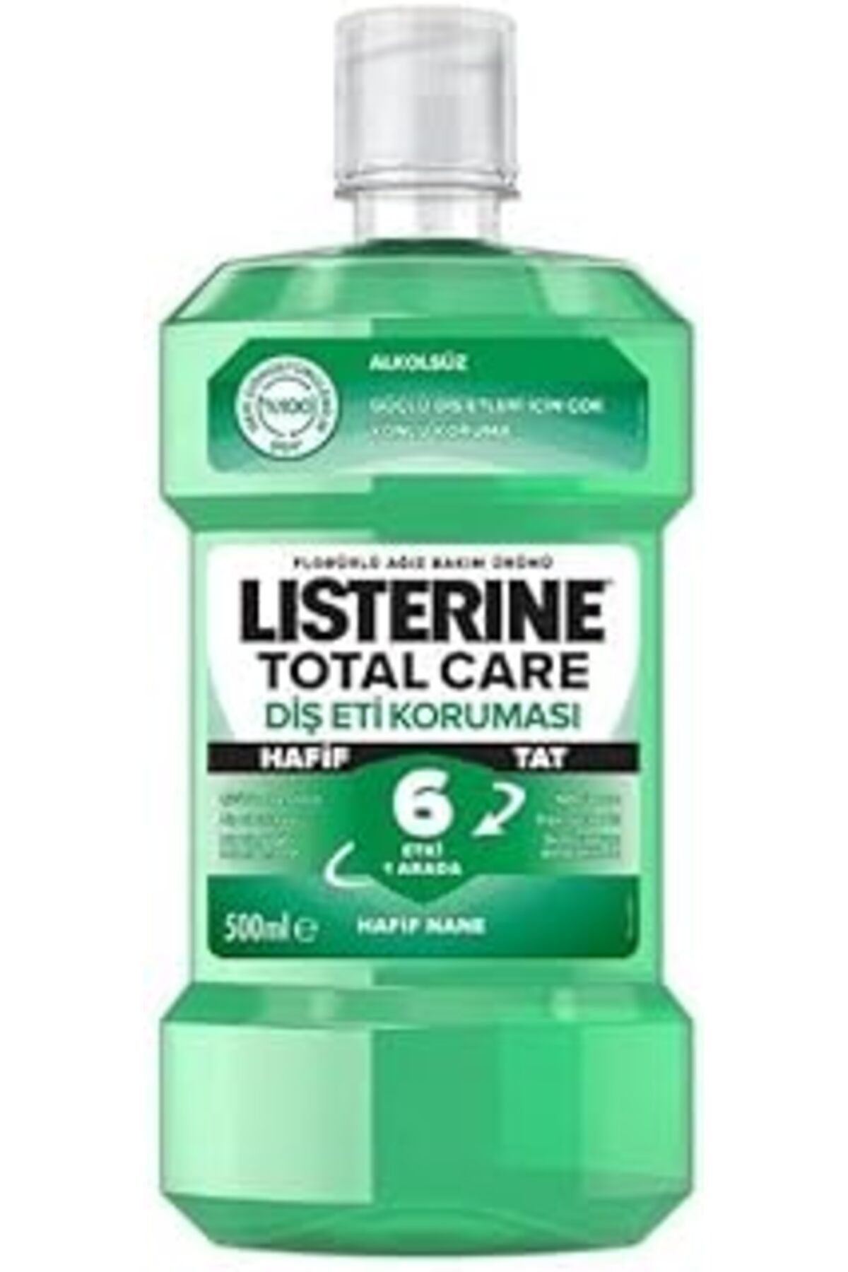 Pazarcan Listerine Diş Ve Diş Eti Korumasi Hafif Tat 500 Ml Ağız Bakım Suyu