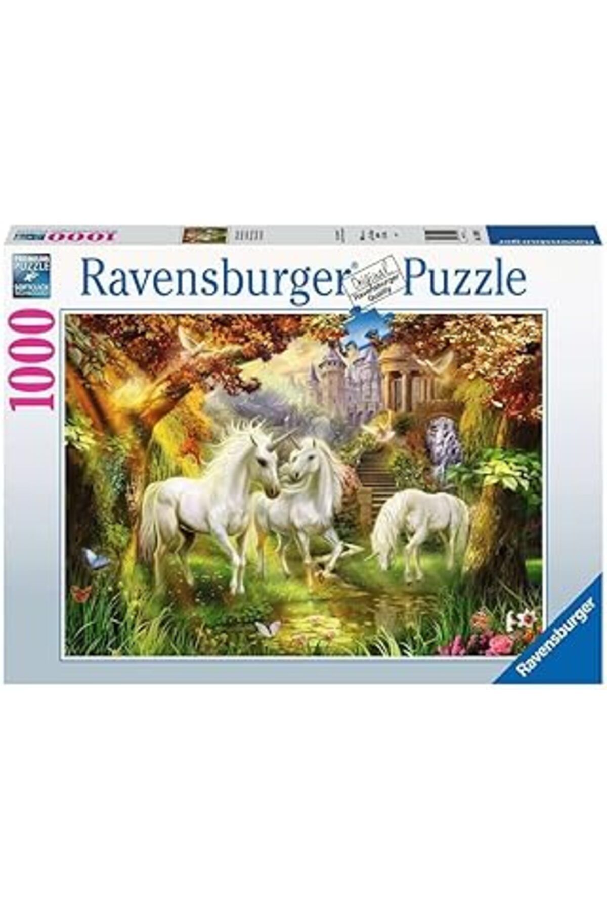 Pazarcan Ravensburger Yapboz 1000 Parça Sonbaharda Tek Boynuzlu Atlar, 14 Yaşından Büyük Çocuklar Ve Yetişki