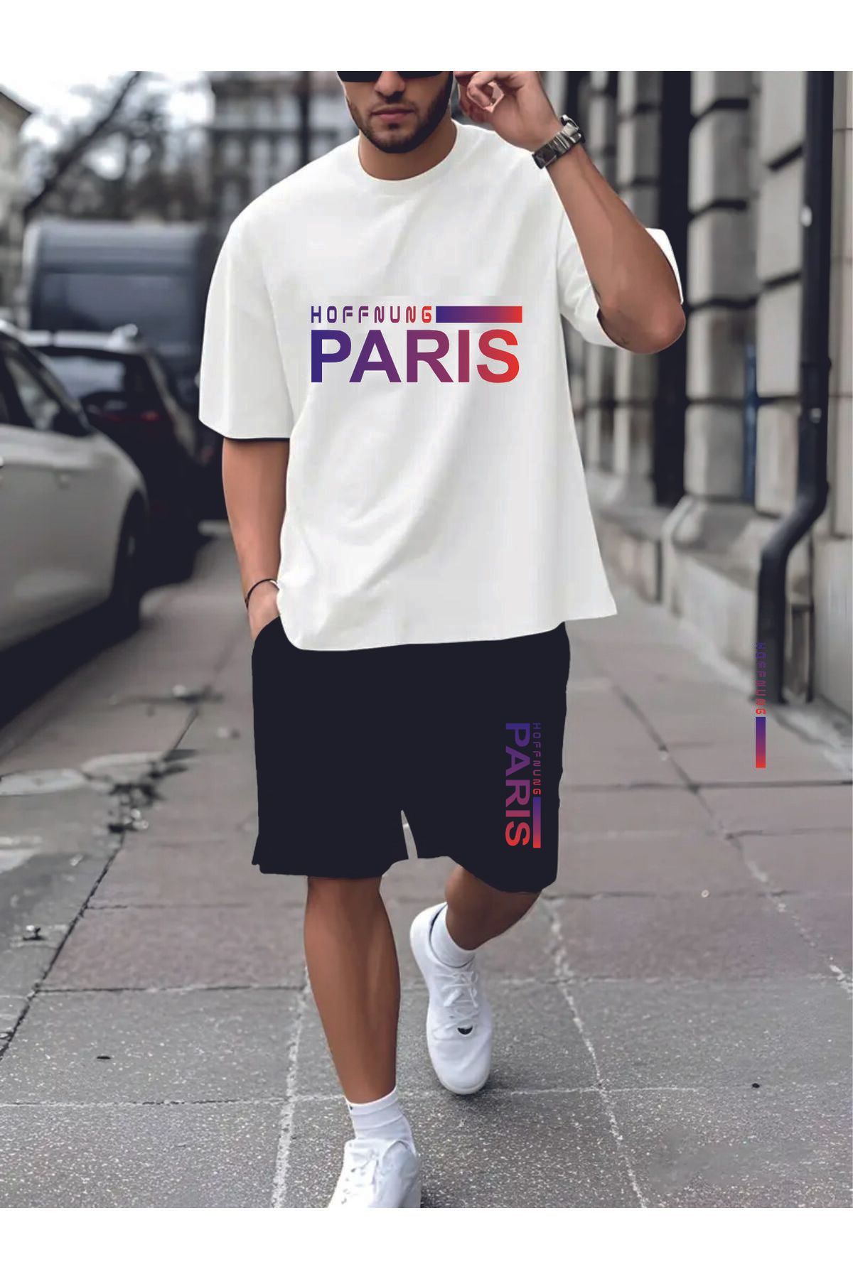 HOFFNUNG full shorts PARIS HOFFNUNG TOWER oversize