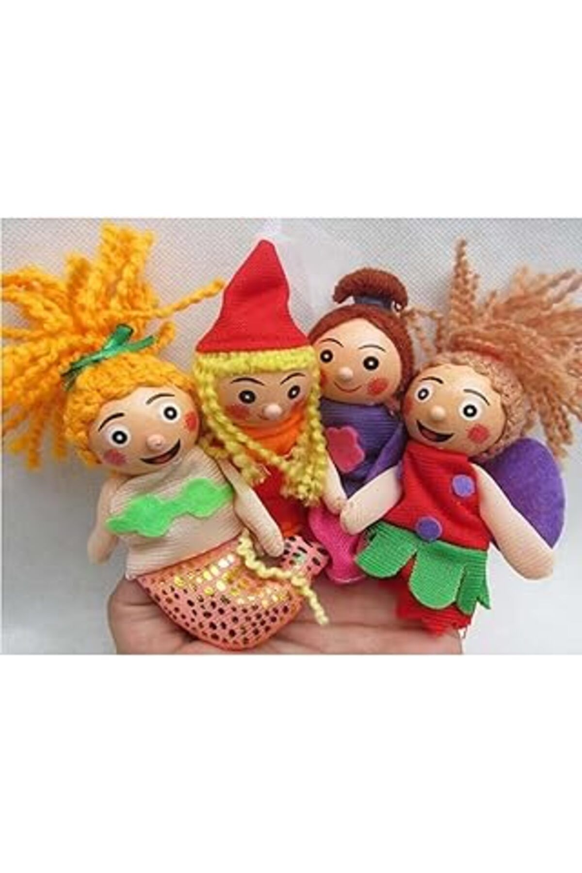 Pazarcan Calimera Toys Deniz Kızı Ve Arkadaşları 4'Lü Parmak Kuklası