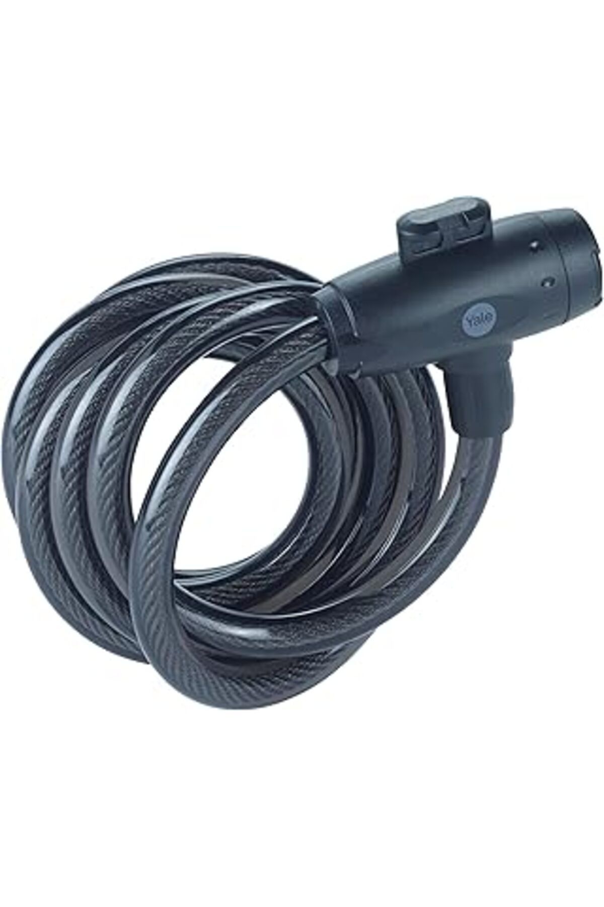 Mu Art Ahşap Yale Essential Güvenlikli Anahtarlı Kablolu Kilit 12 Mm, Yck0/12/200/2, 150 Mm, Örgü Çelik, 2 Anaht