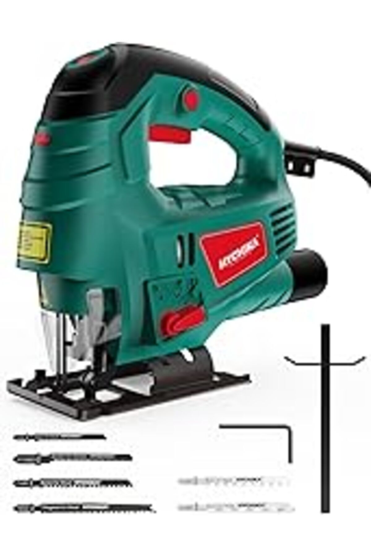 Karachil Hychika Better Tools For Better Life Dekupaj Testere, 750 W Maks Ahşap Kesme Derinliği 110 Mm, 800