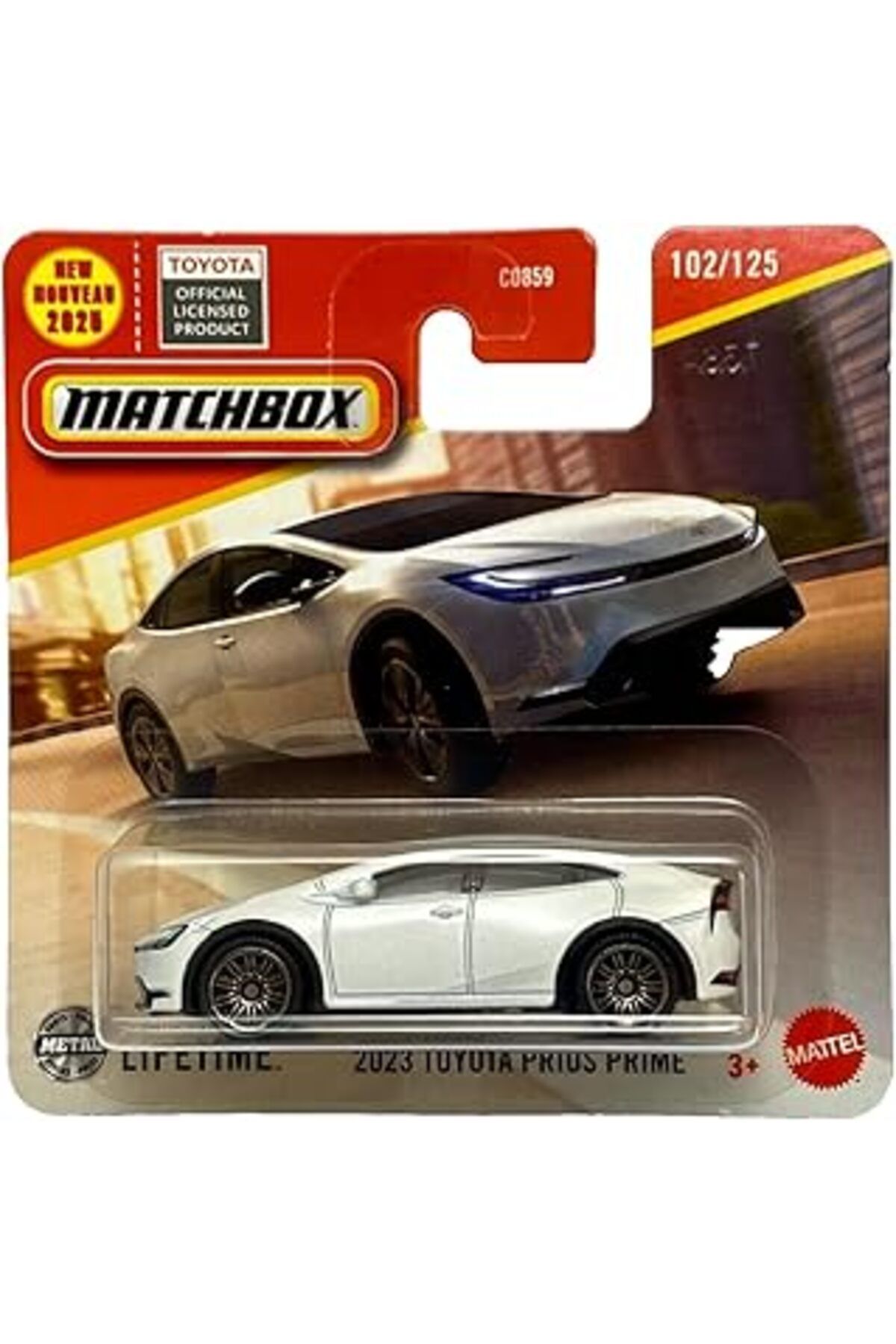 NETWORK ART C0859 Mtchbox 1:64 Tekli Arabalar 2023 Toyota Prius Prime Jbr02
