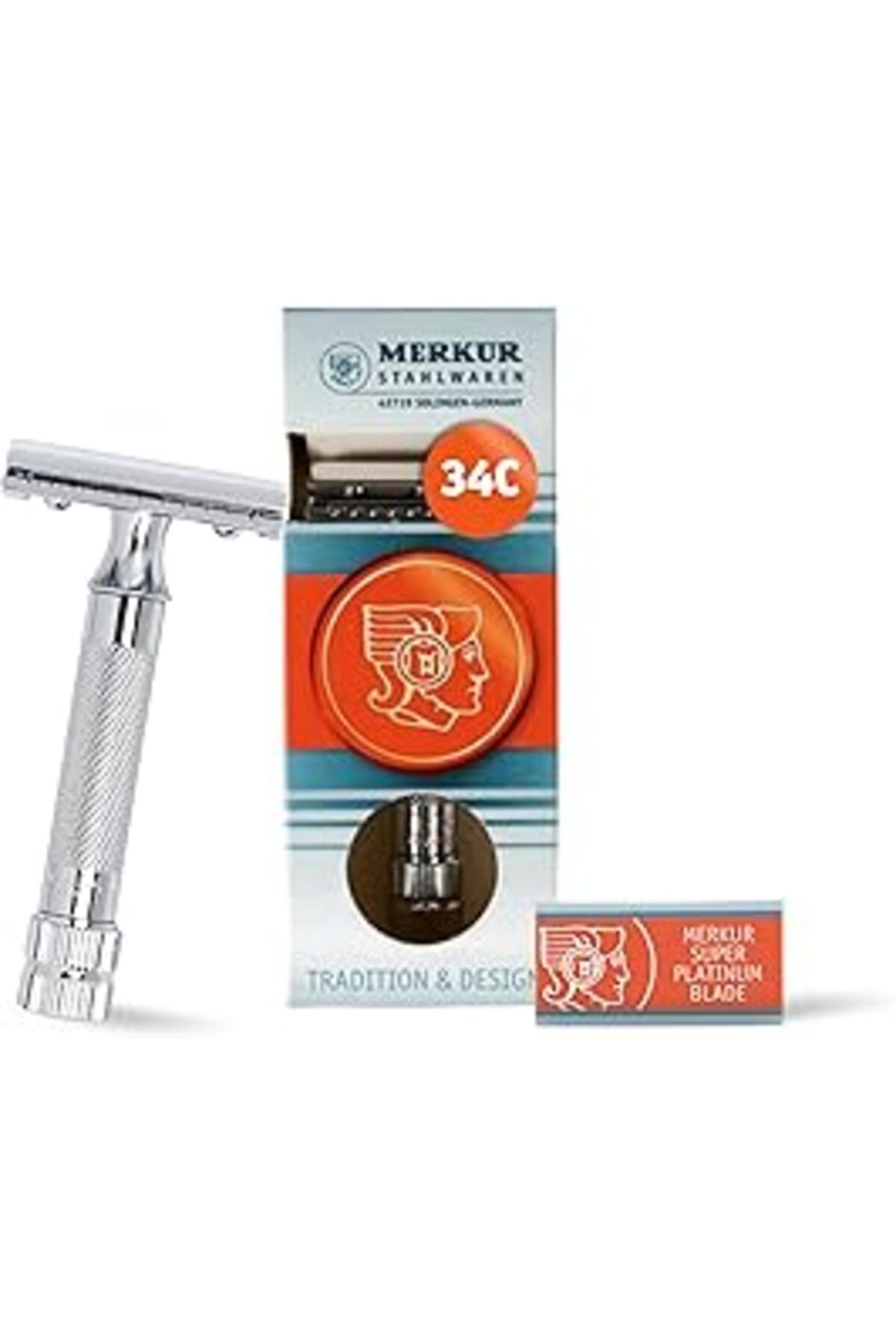 TBSProjects Merkur Mk34C Ağır İş Kısa Saplı Çift Kenarlı Jilet