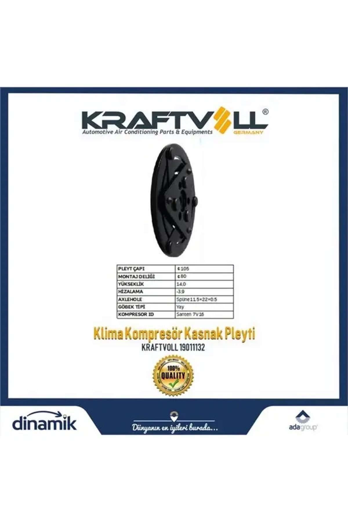 Kraftvoll KLIMA KOMPRESOR GOBEGI SANDEN 7V16 BERLINGO