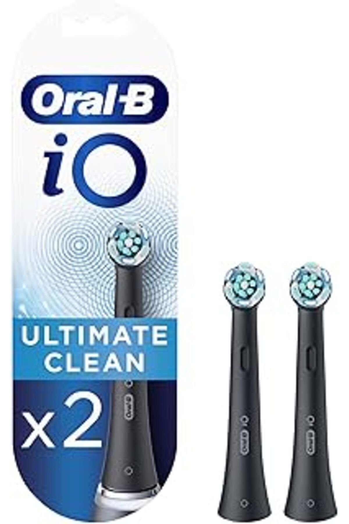 TBSProjects Io Ultimate Clean Siyah Şarjlı Diş Fırçası Yedek Başlığı 2 Adet