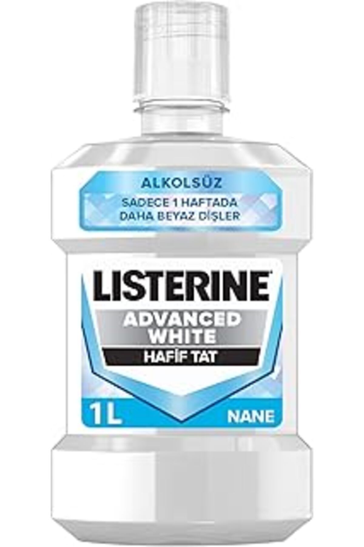 TBSProjects Listerine, Advanced White Ağız Bakım Ürünü, Zorlu Lekeleri Giderir, Hafif Tat, Sıfır Alkol, Name Ar