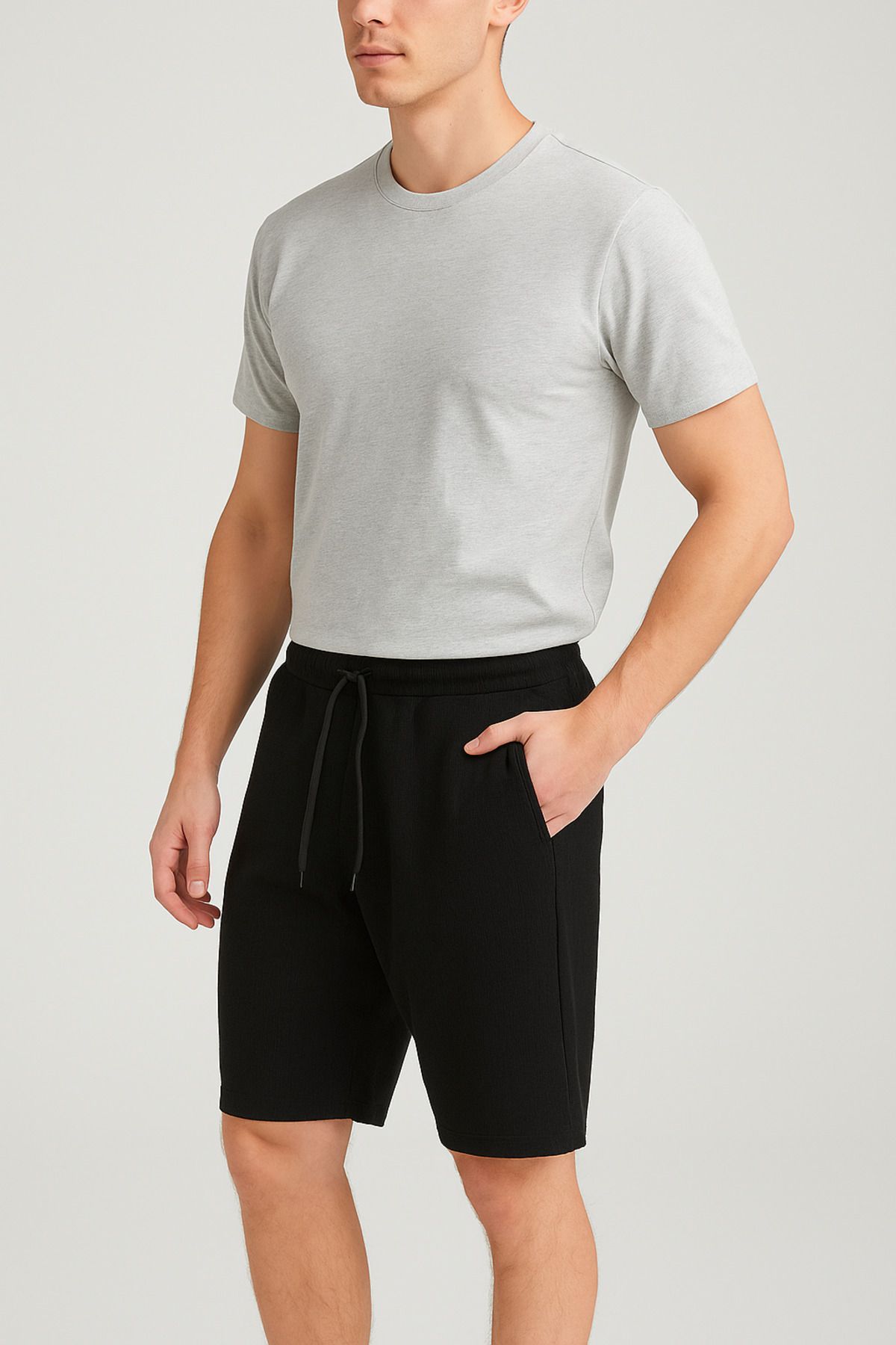 UOMOPARK-8076 Ai̇rcord New Definition of Lightness and Elegance Regular Fit Shorts 2