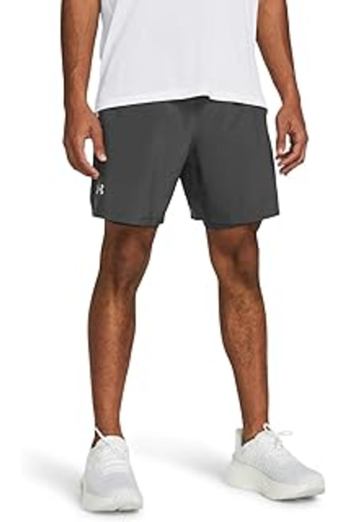 NETWORK ART Under Armour Erkek Ua Launch Sw 7'' 2N1 Short Koşu Şortu, Siyah, Xl