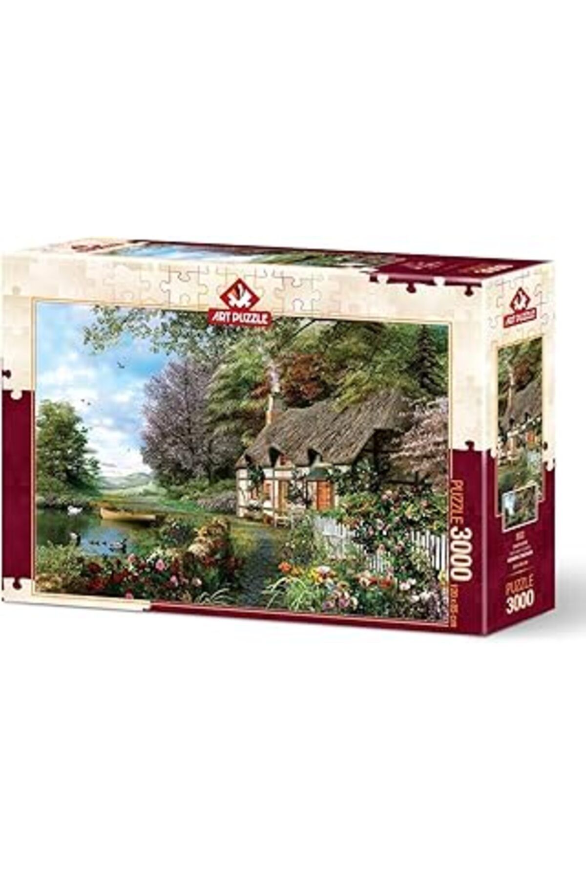 Pazarcan Art Puzzle Şehirden Uzakta 3000 Parça Puzzle
