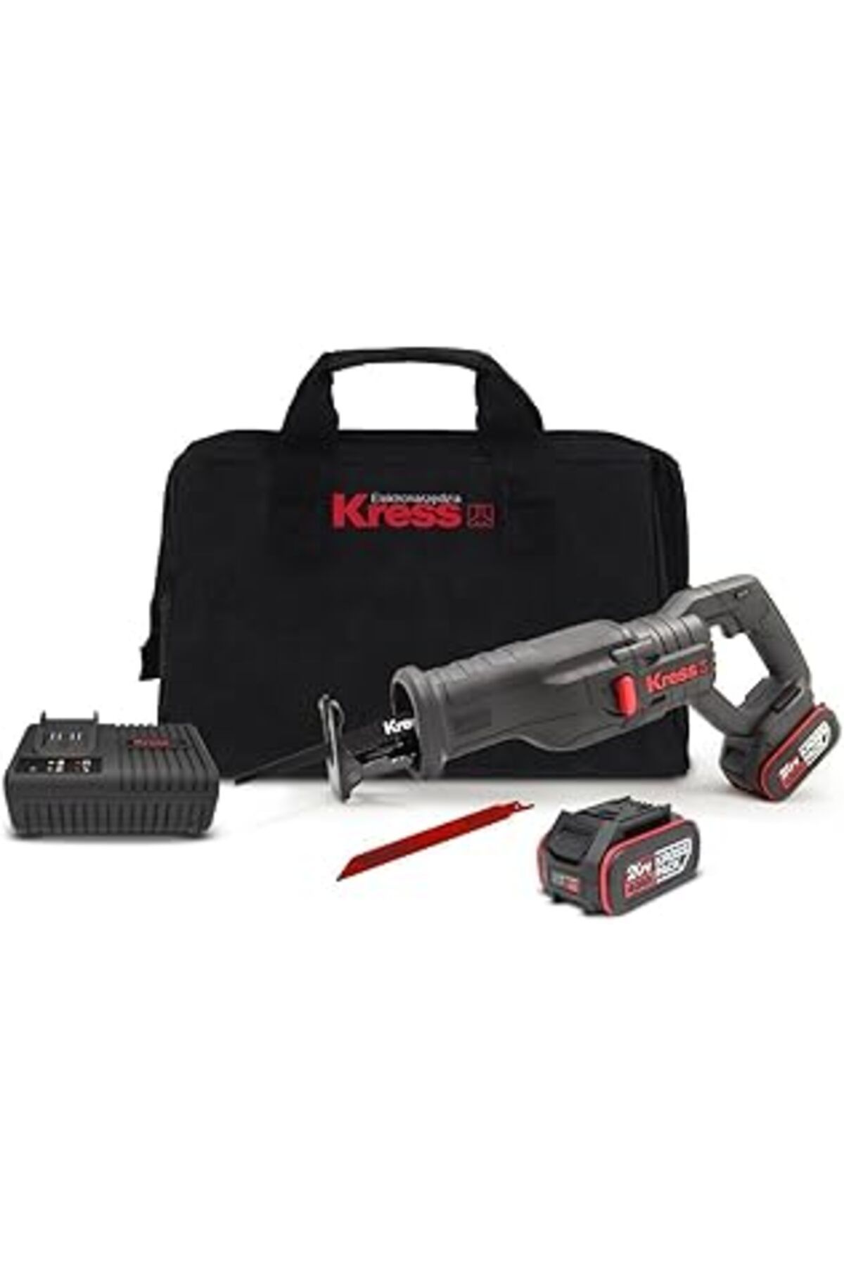 TBSProjects Kress Kue01 20Volt/4.0Ah Li-Ion Çift Akülü Kömürsüz Profesyonel Tilki Kuyruğu Testere