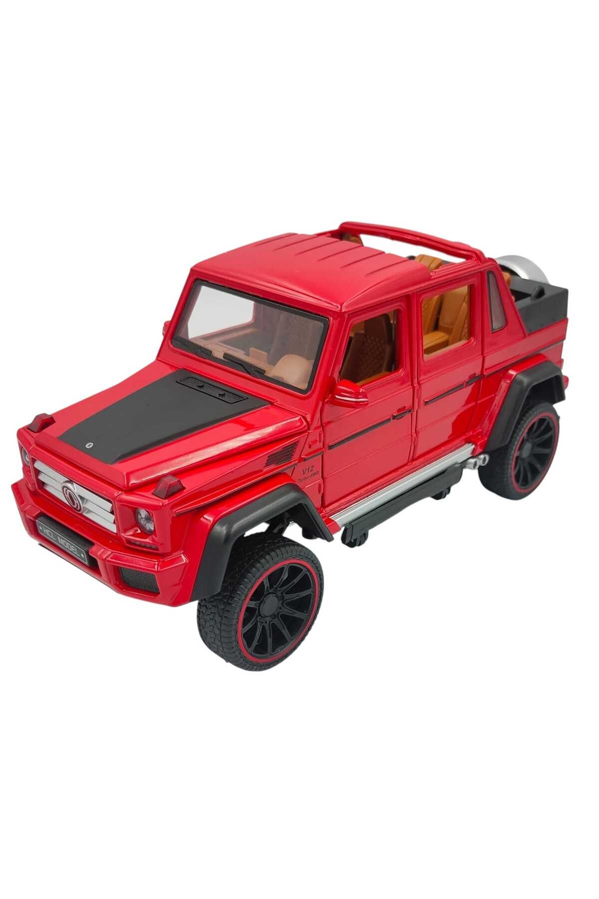Vardem Die Cast 1:22 Sesli Ve Işıklı Buharlı Çek Bırak G-Lüx Metal Jeep