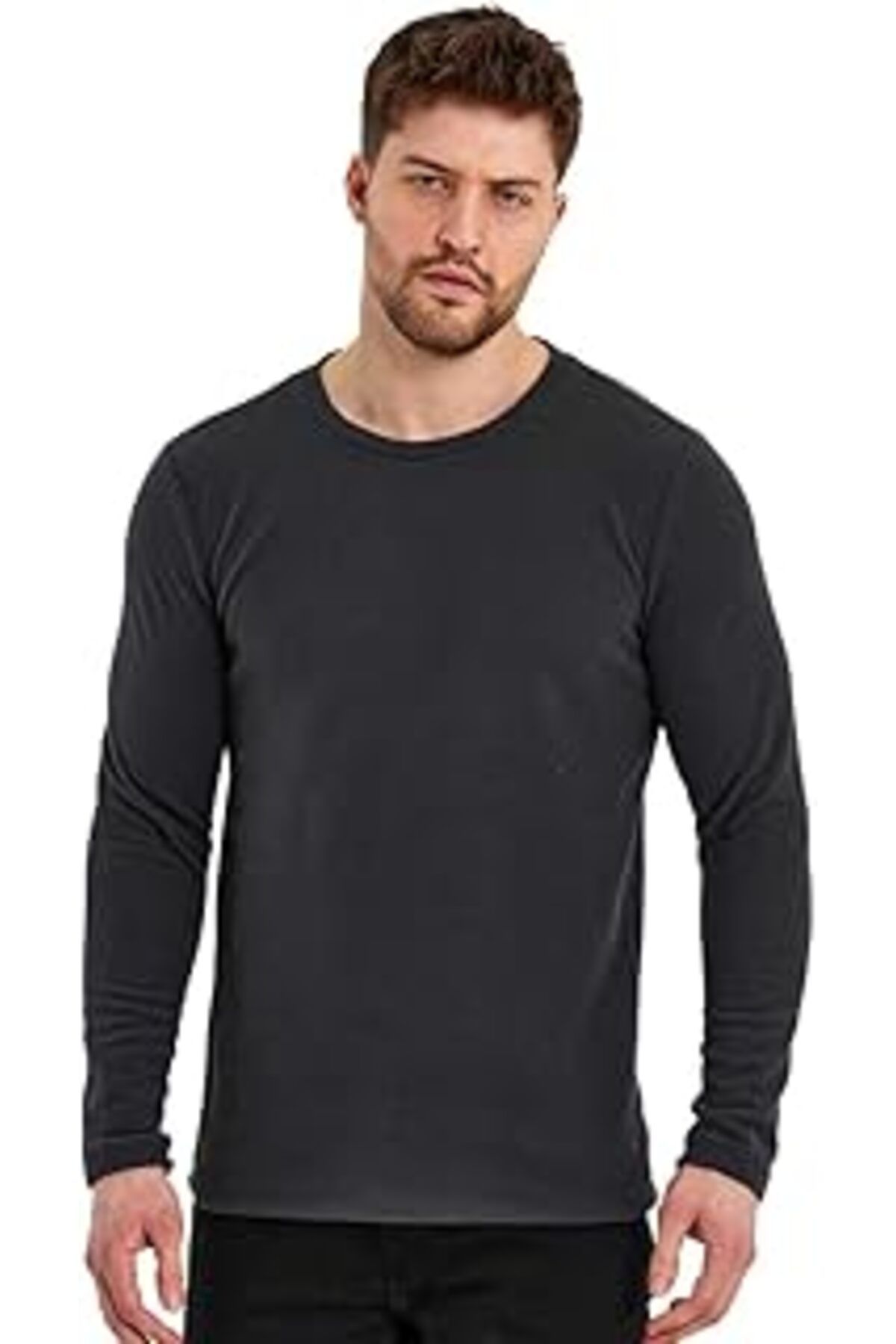 Karachil Adams Erkek Basic Polarlı Isı Koruyan Polar Sweatshirt