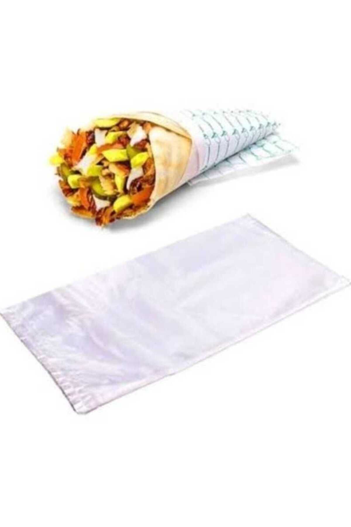 KIZILELMADA Askılı Dürümlük Poşet 14x28 cm – 500 Adet – Lokantalar İçin Ambalaj