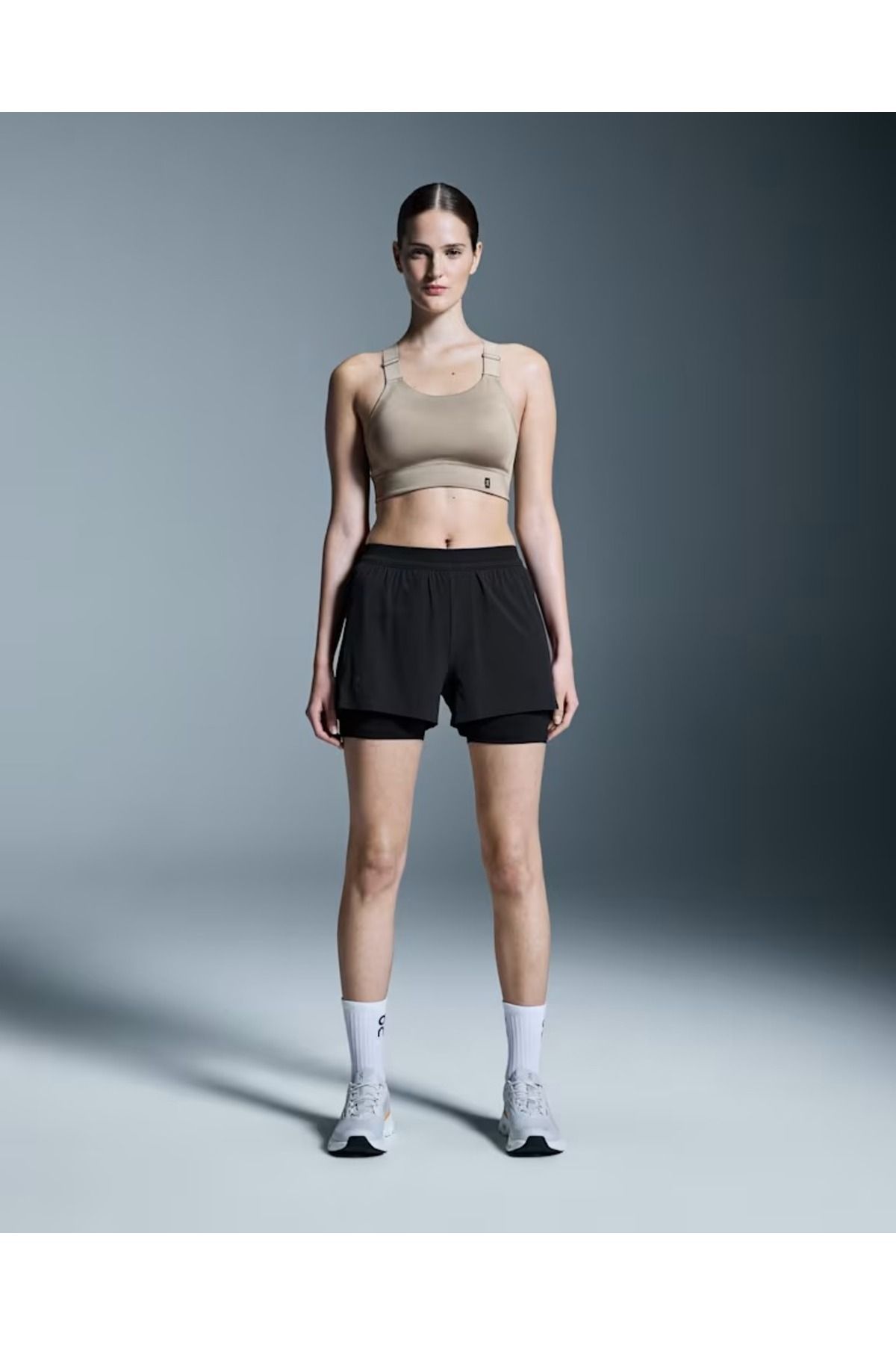 ON 3" Performance 2/1 Shorts, Hafif ve Esnek Koşu Şortu, İç Taytlı, Hızlı Kuruyan
