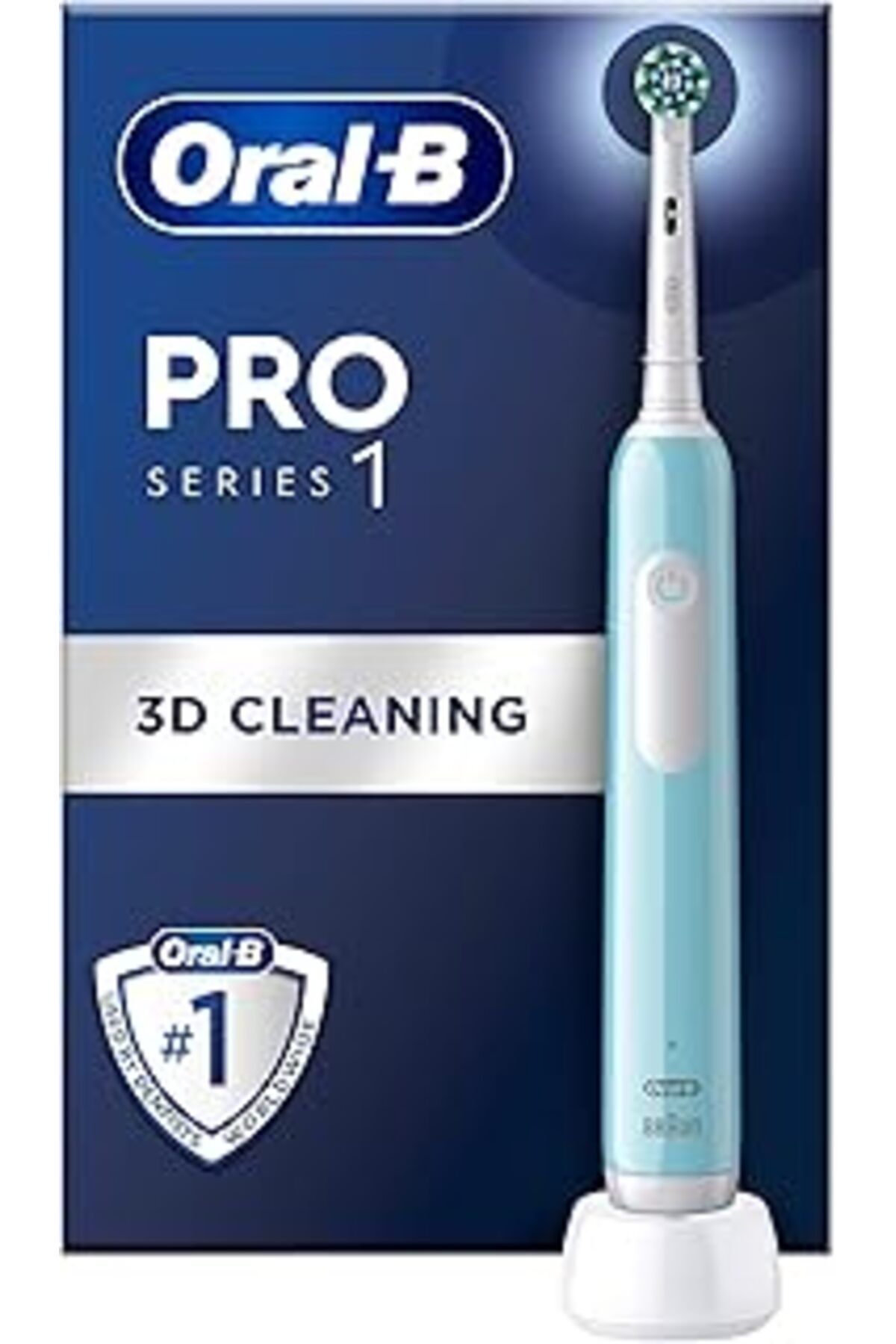 TBSProjects Pro Series 1 Mavi Elektrikli Diş Fırçası, 1 Diş Fırçası Başlığı, Tasarımı