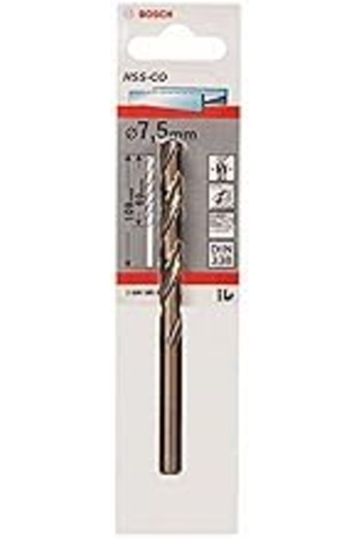 TBSProjects Bosch Professional Accessories Metal Matkap Hss-Cobalt, 2608585859, 0 Watts, 0 Volts