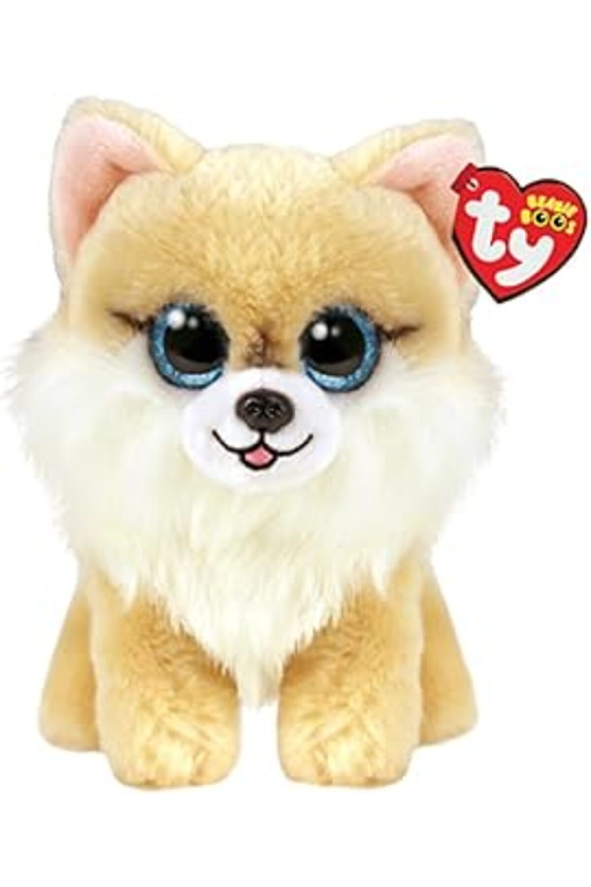 Pazarcan Ty Beanie Boos Jasnobrązowy Pies Honeycomb, 15 Cm