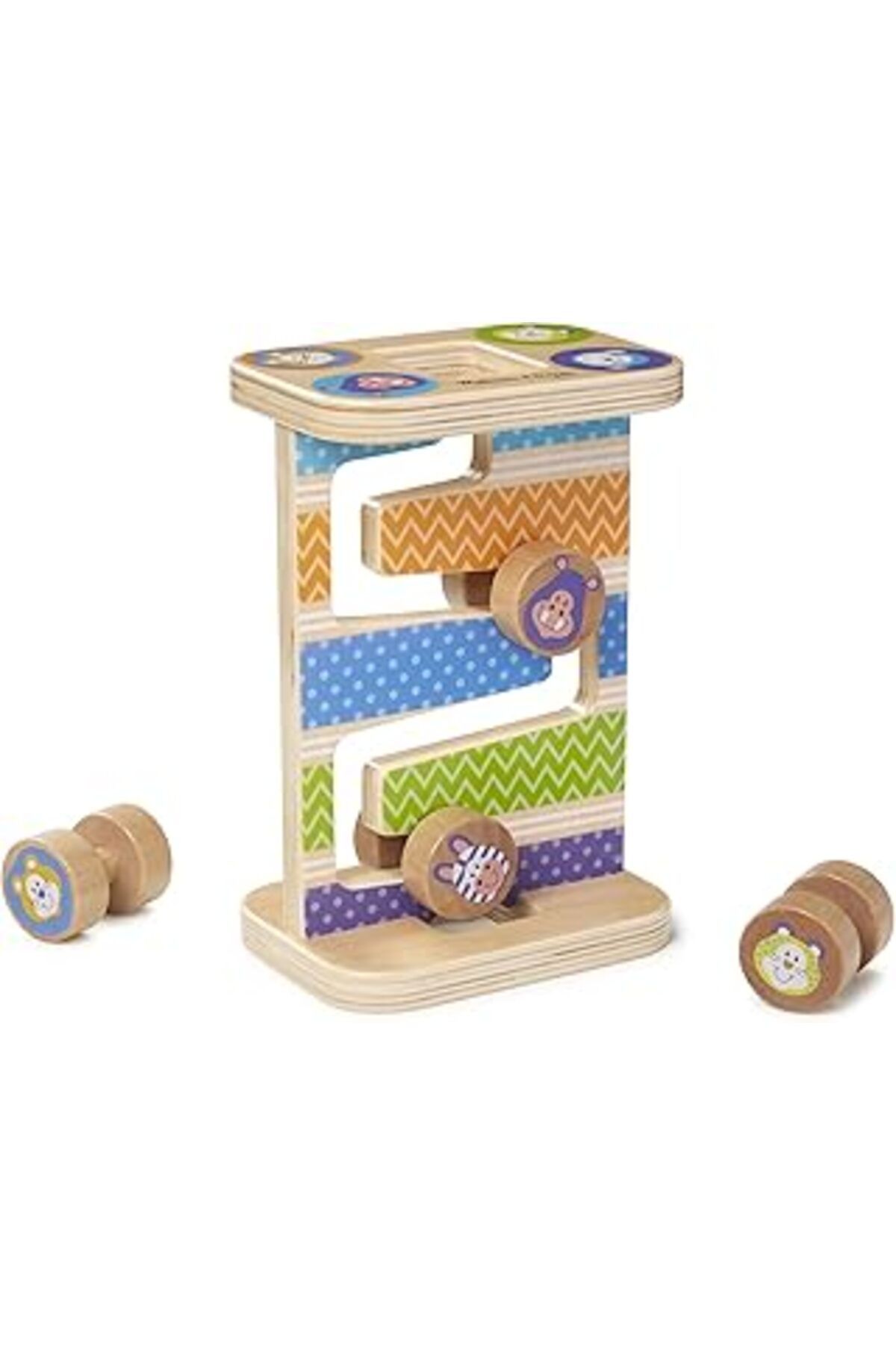 Karachil Melissa & Doug Ahşap Safari Zig, Zag Kule