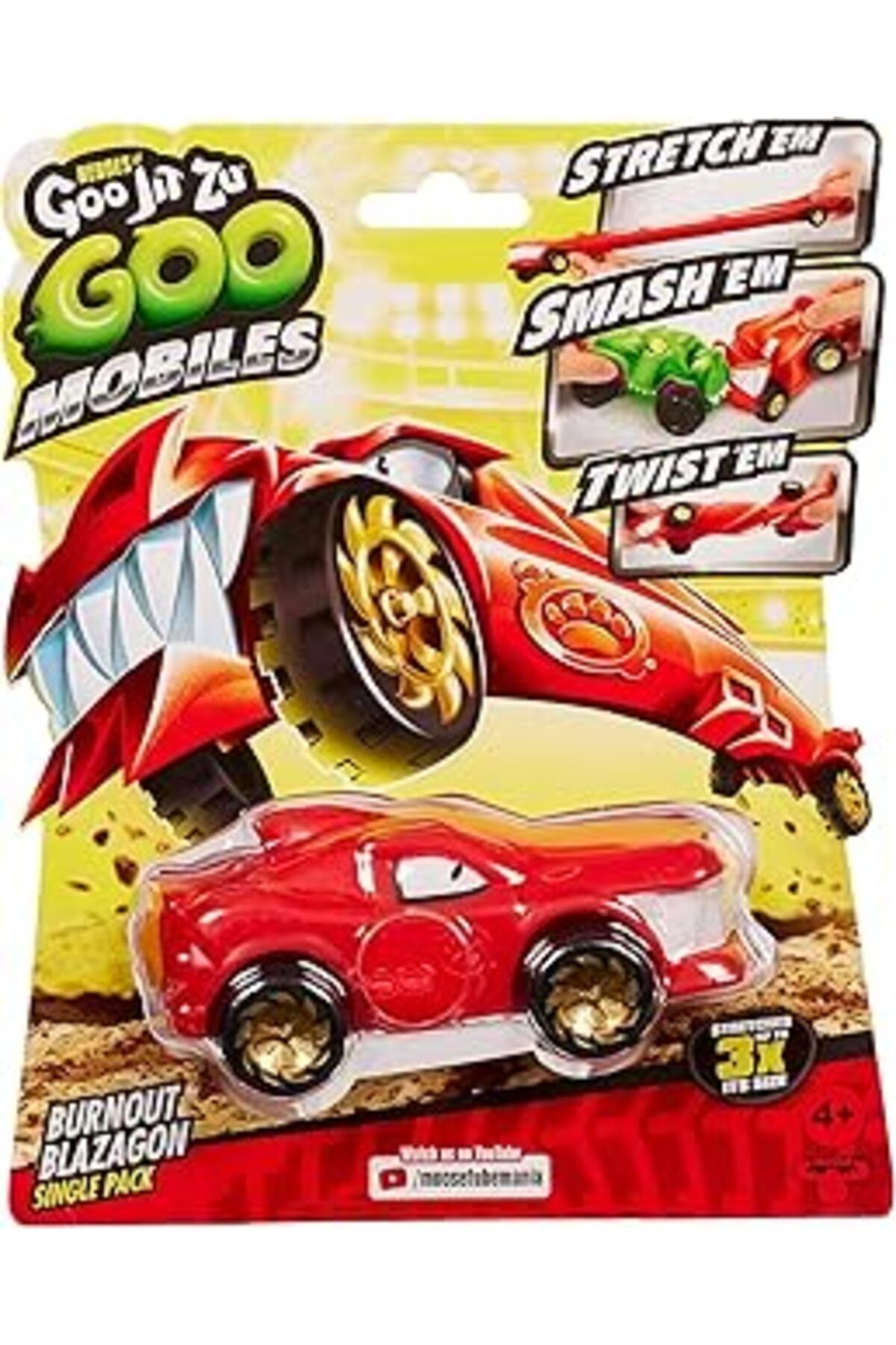Pazarcan Heroes Of Goo Jit Zu Goo Mobiles Burnout Blazagon- Stretch 'Em! Smash 'Em! Twist 'Em! Fix Them And