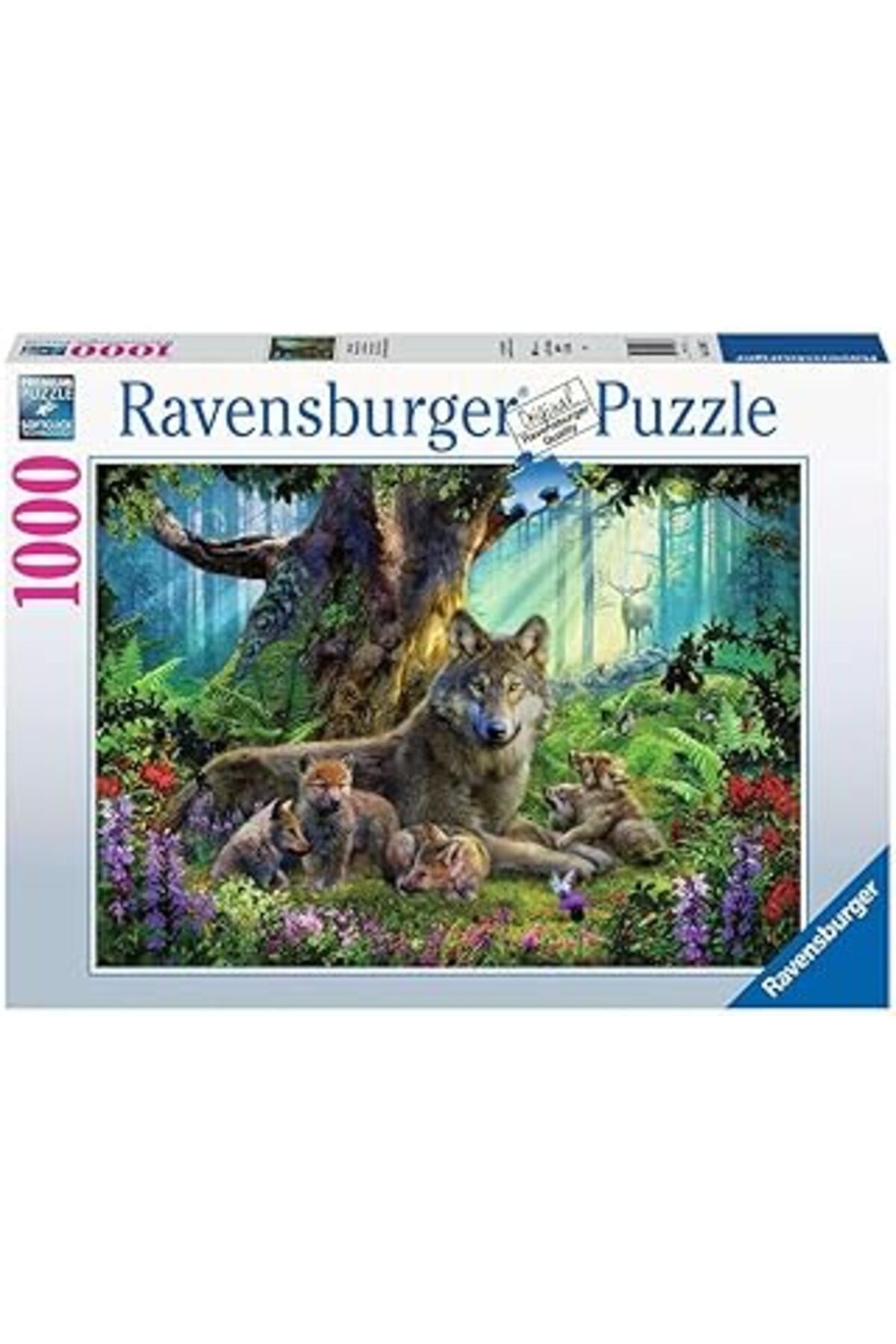 Pazarcan Ravensburger Puzzle, Wolves In Forest, 1000 Parça