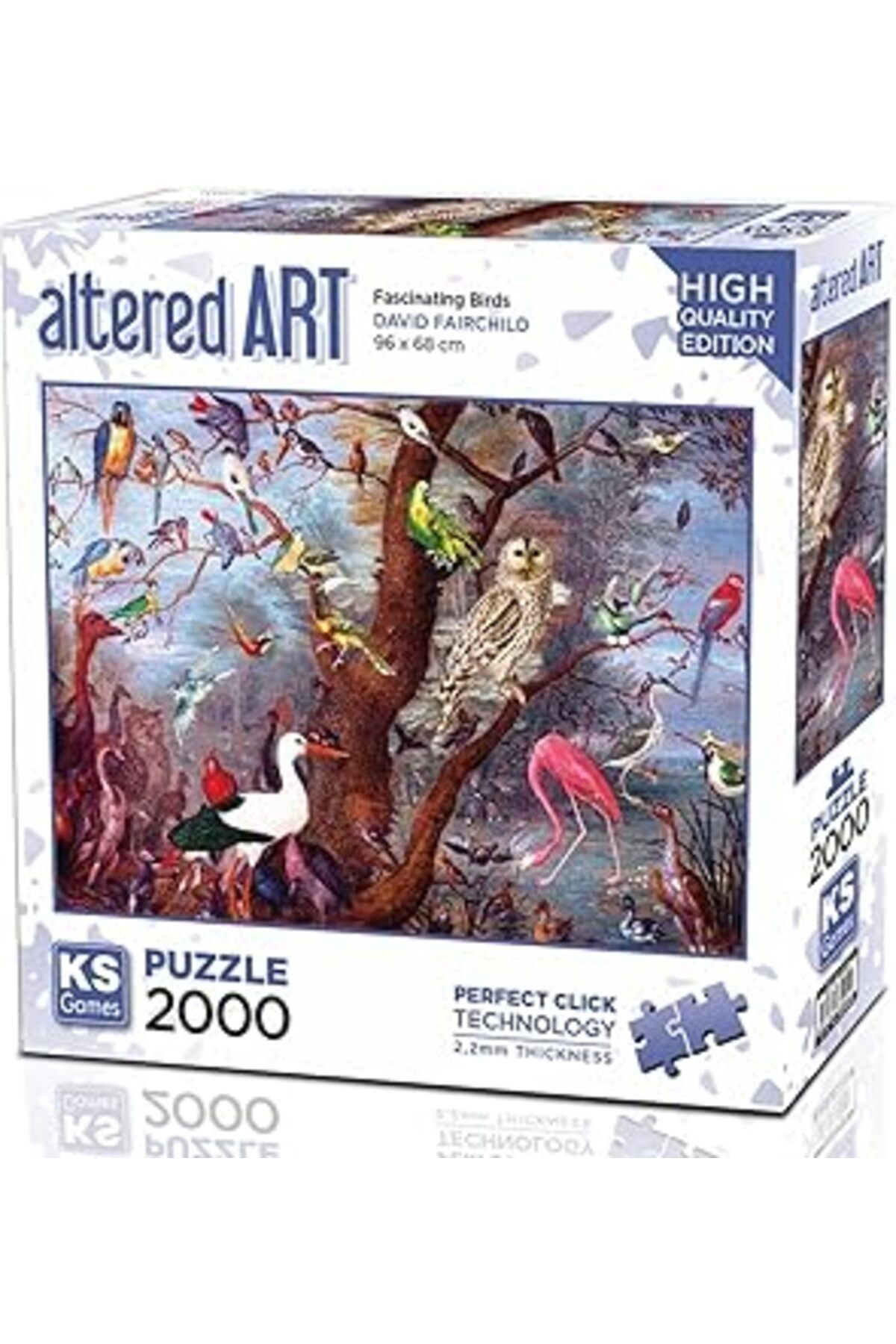 Pazarcan 22515 Fascinating Birds 2000 Parça Puzzle -Ks Puzzle