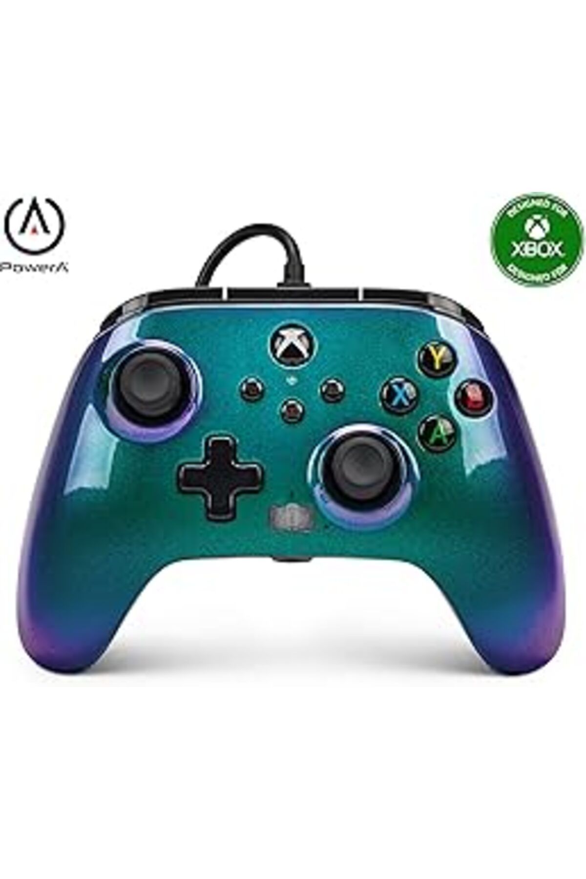 Pazarcan Xbox Series X|S - Aurora Borealis, Gamepad, Kablolu Video Oyun Denetleyicisi, Oyun Denetleyicisi, X