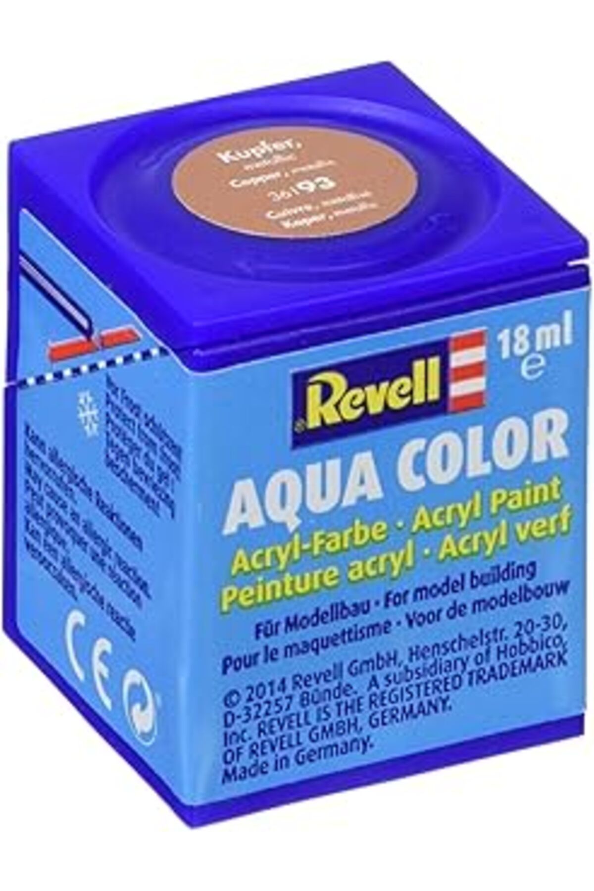 Karachil Revell - Su Bazlı Maket Boyası Bakır Metalik 18 Ml (36193)