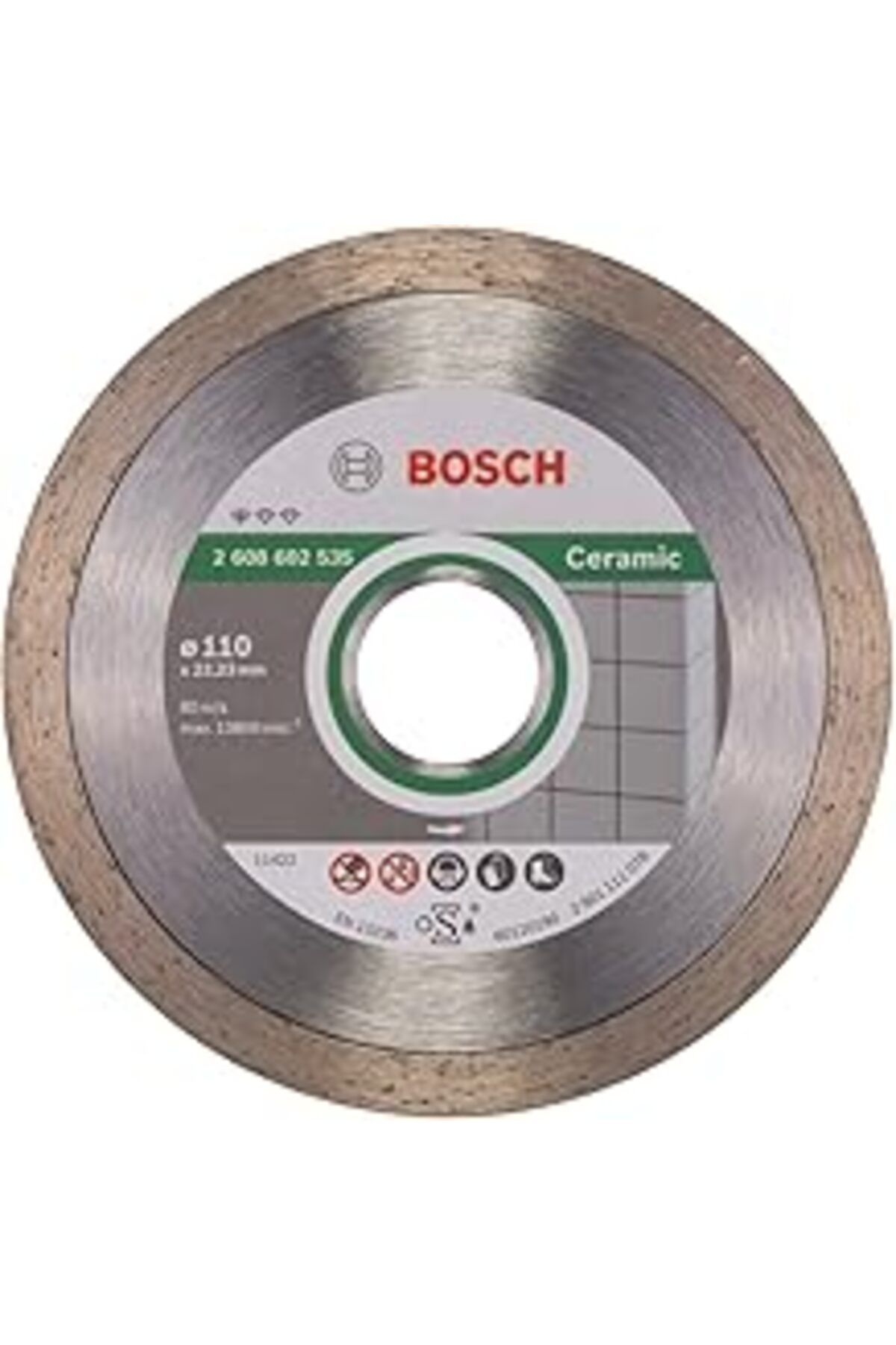 Pazarcan Bosch Professional Accessories Elmas Kesme Diski, Standart Seramik Için, 2608602535