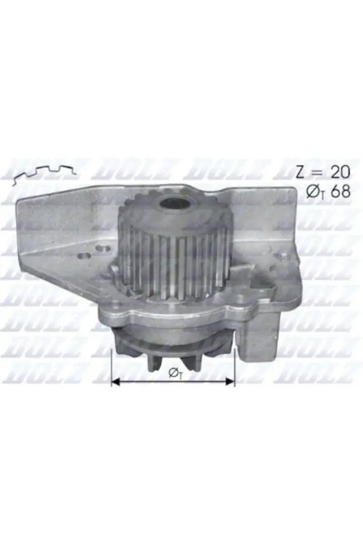 dolz DEVIRDAIM SU POMPASI P306 P306 GTI P406 XANTIA XSARA XU10J4R XU10J4RS 2.0 16V