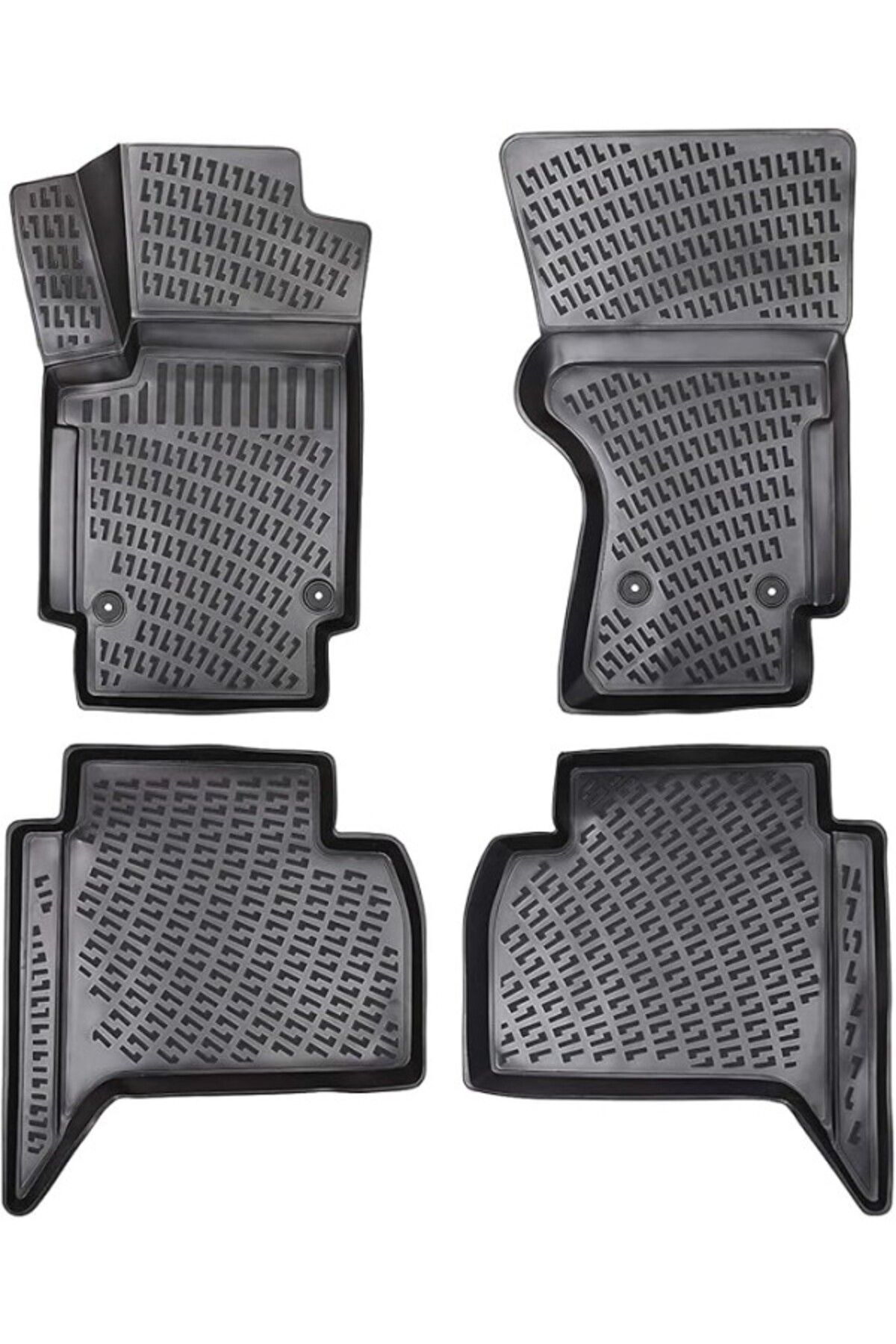ShopZum Volkswagen Amarok 2010-2022 Uyumlu 3D Havuzlu Paspas