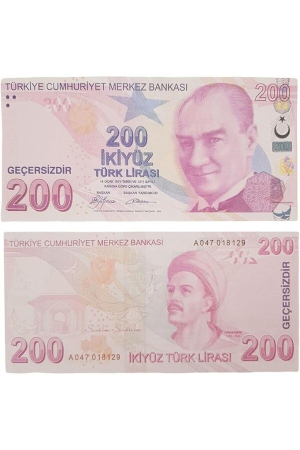 ShopZum Geçersiz Şaka Düğün Parası Para 100 Adet Oyun Parası 200 Tl Pp191003