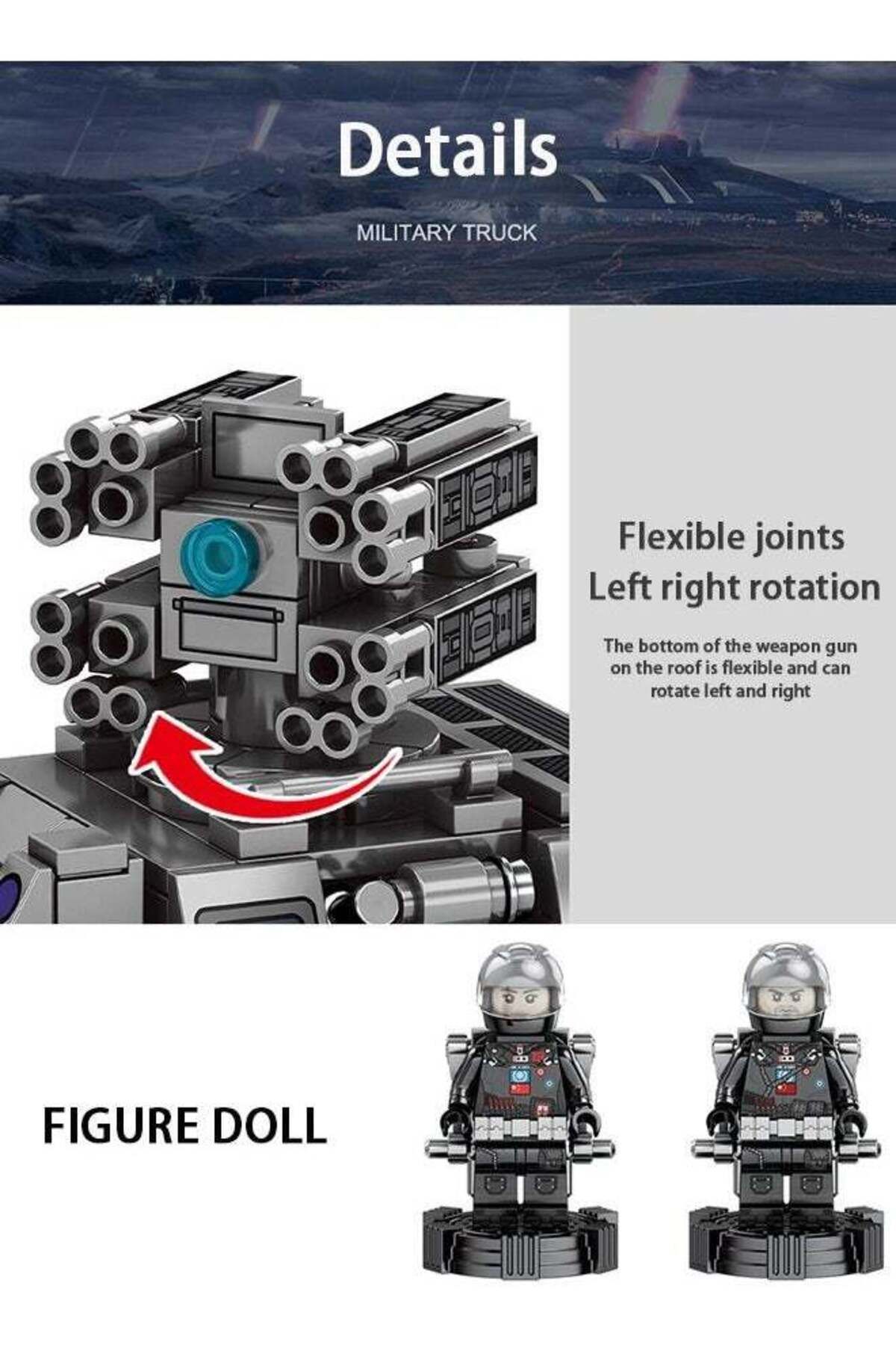 COOYA-Building Block Model Toys Simulation Toys Model Kits Suitable for Children. 3
