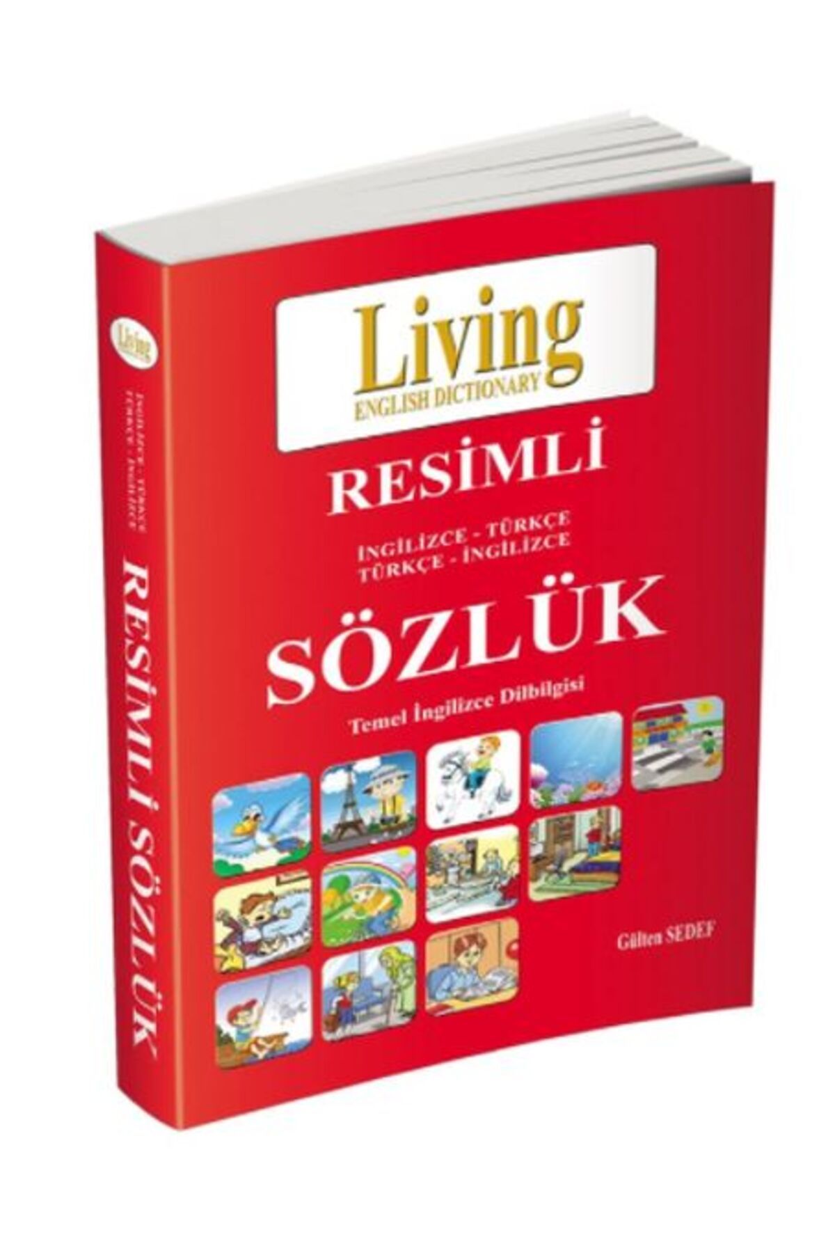 Living English Dictionary Living Resimli İngilizce-Türkçe Türkçe-İngilizce Sözlük