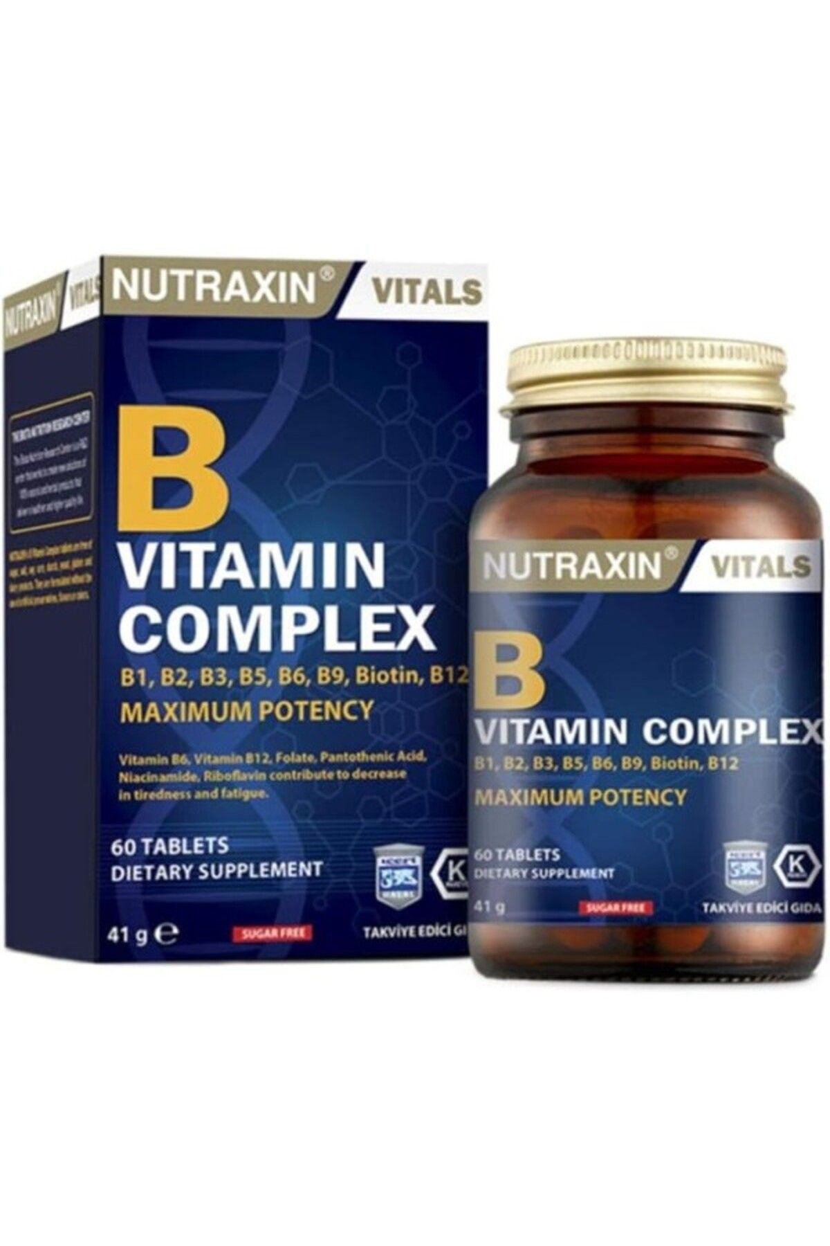 ShopZum B Complex Vitamin 60 Kapsül Takviye Edici Gıda
