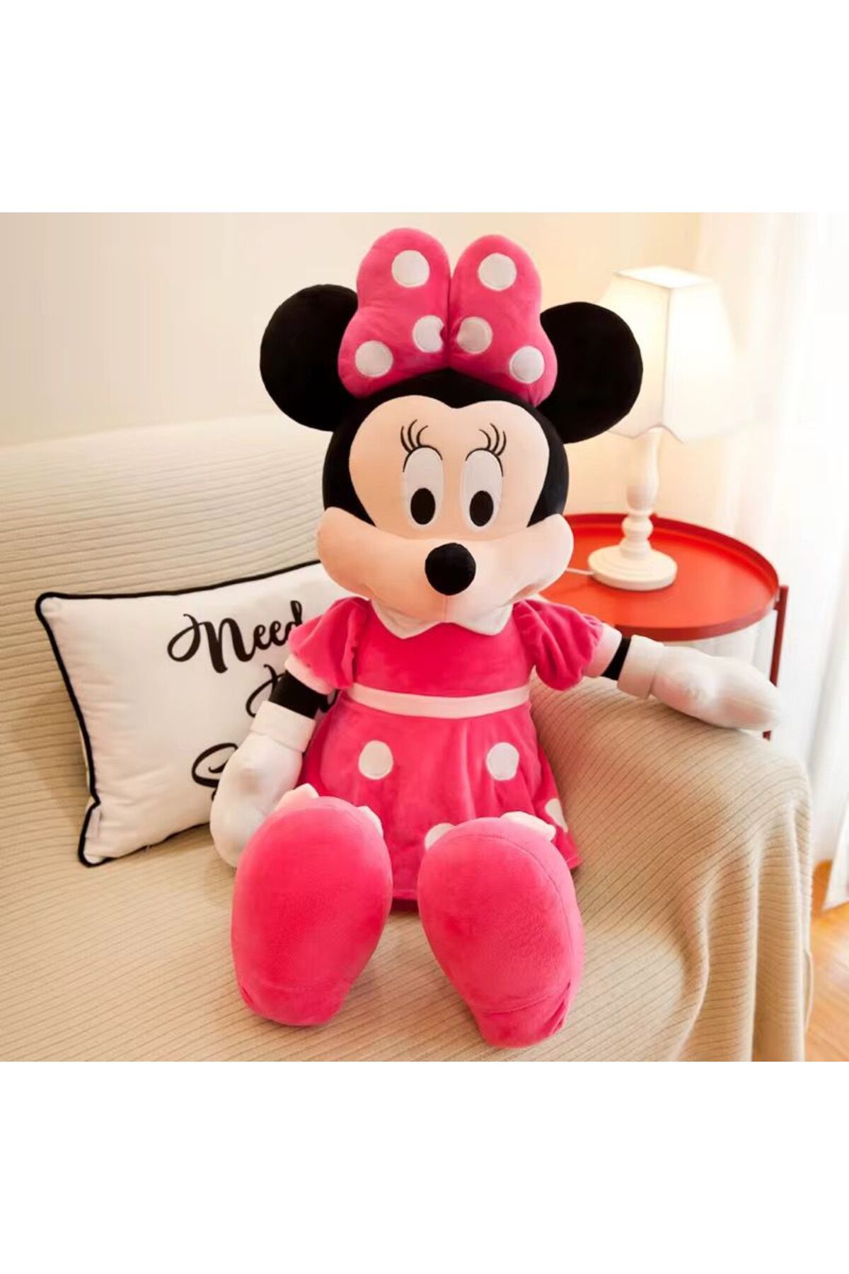 SerenityHaven Minnie Mouse Peluş Oyuncak