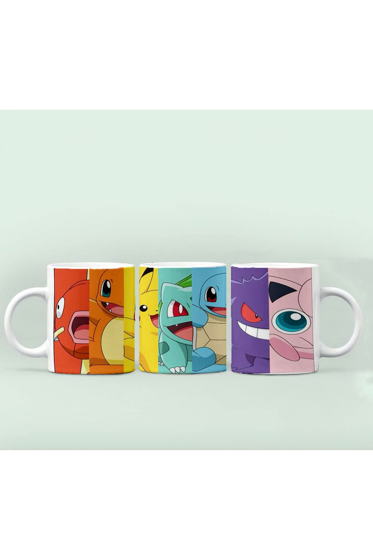 RHG Art Pokemon Pikachu Ash Ketchum Kupa Bardak Kahve Fincanı 300 ml