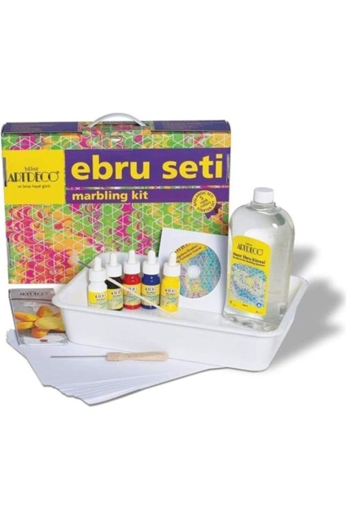 ShopZum Ebru Başlangıç Seti 5 Renk