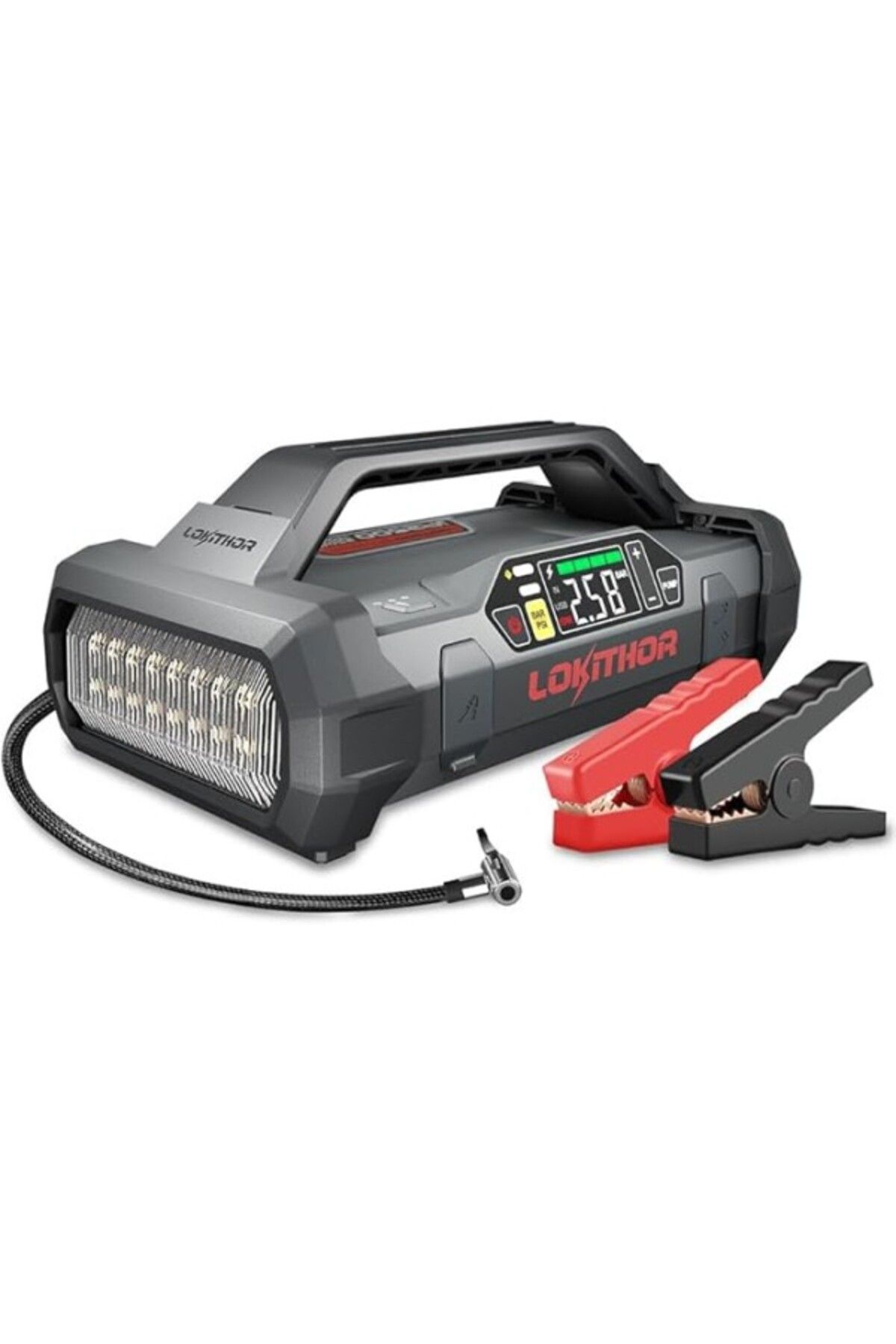 ShopZum Ja2500 12V 2500Amp Lifepo4 Akıllı Akü Takviye + Pompa + Powerbank + Led Lamba